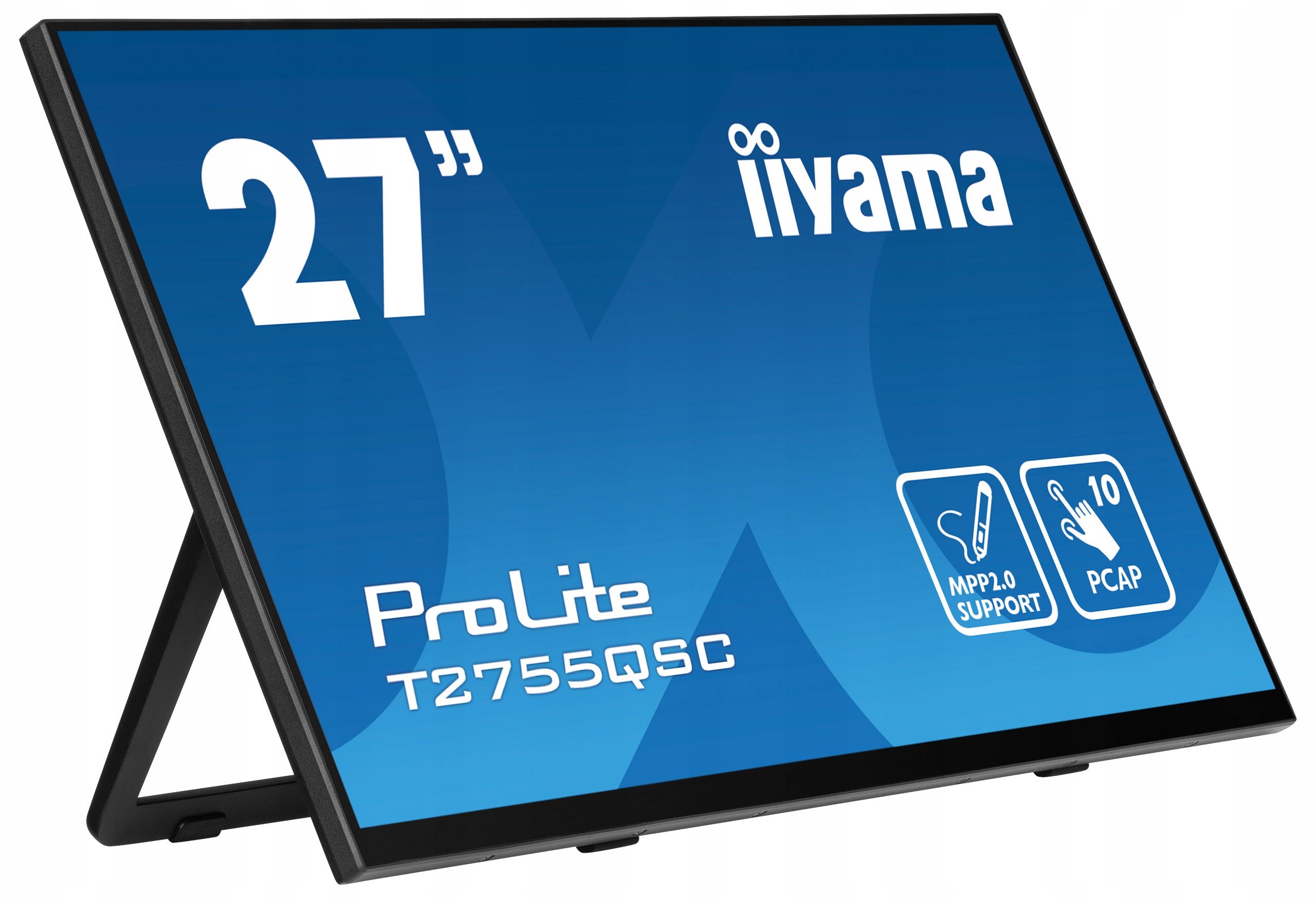 Monitor dotykowy iiyama ProLite T2755QSC-B1 27 Ips Led Wqhd obsługa MPP2.0