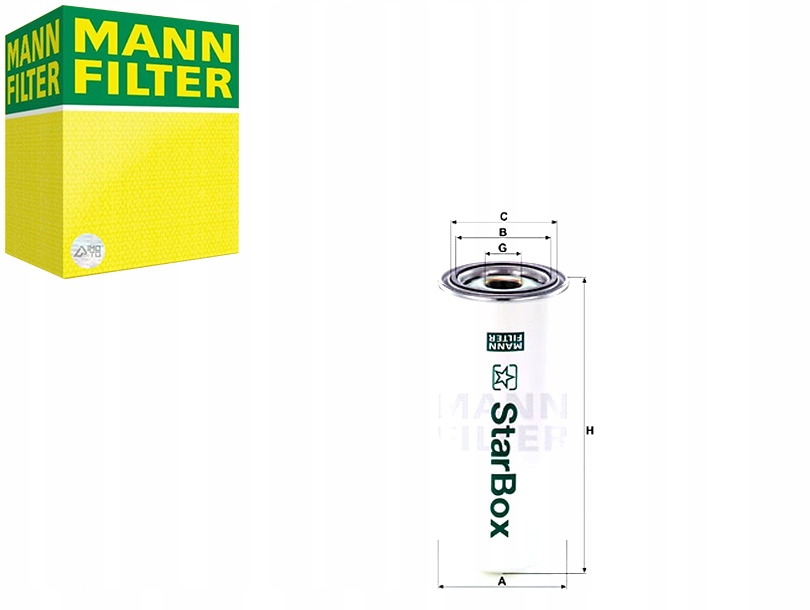 FILTR OLEJU BOGE MANN-FILTER