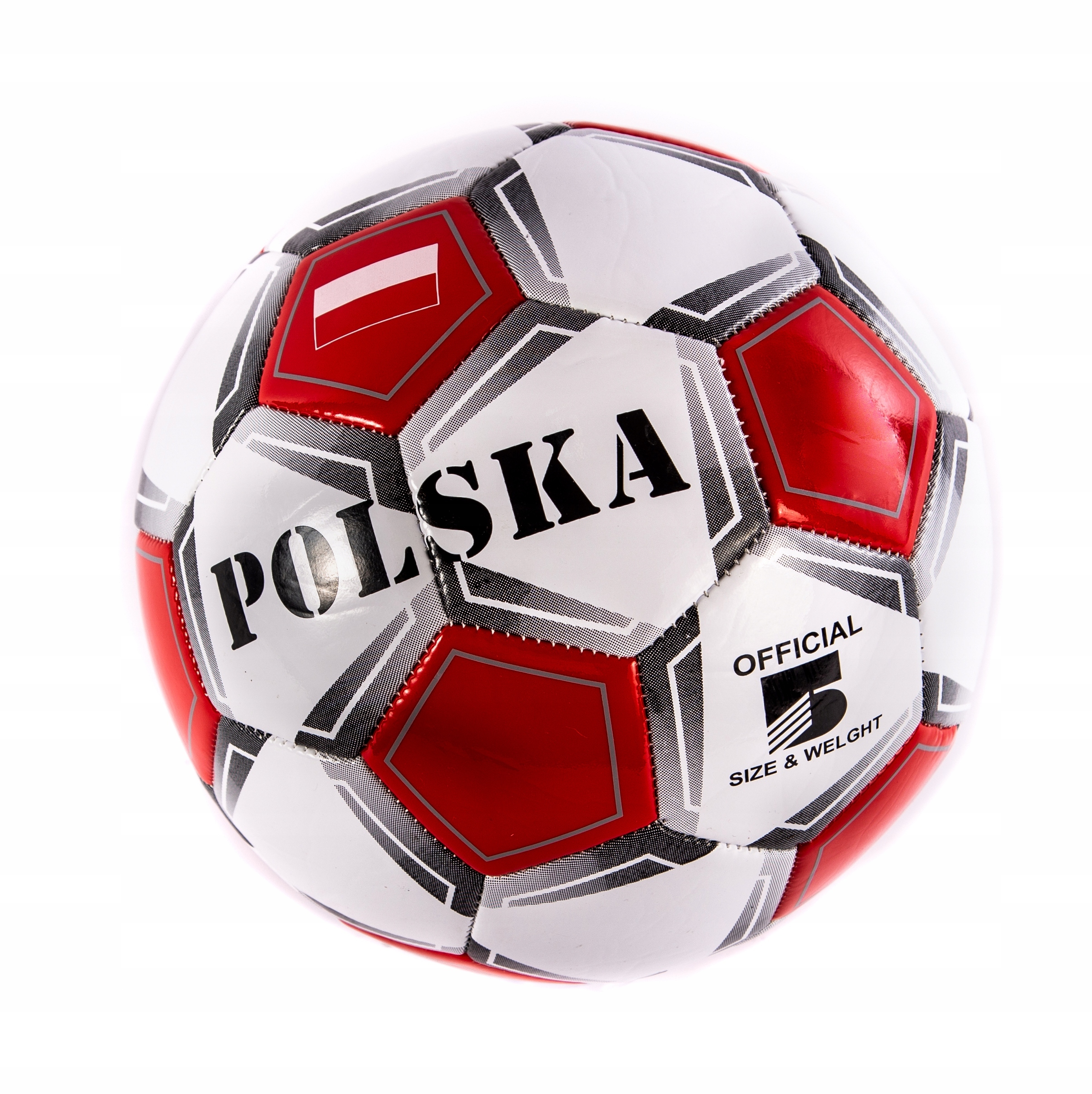PIŁKA NOŻNA + POMPKA REPREZENTACJA POLSKI RÓŻNE KOLORY Rozmiar 5