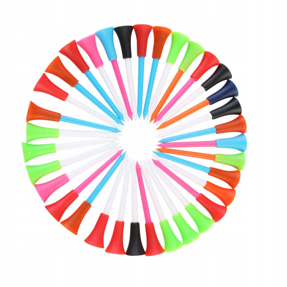 PLASTIKOWE TYCZKI GOLFOWE NIEZŁAMANE 83MM AKCESORIA GOLFOWE Marka bez marki