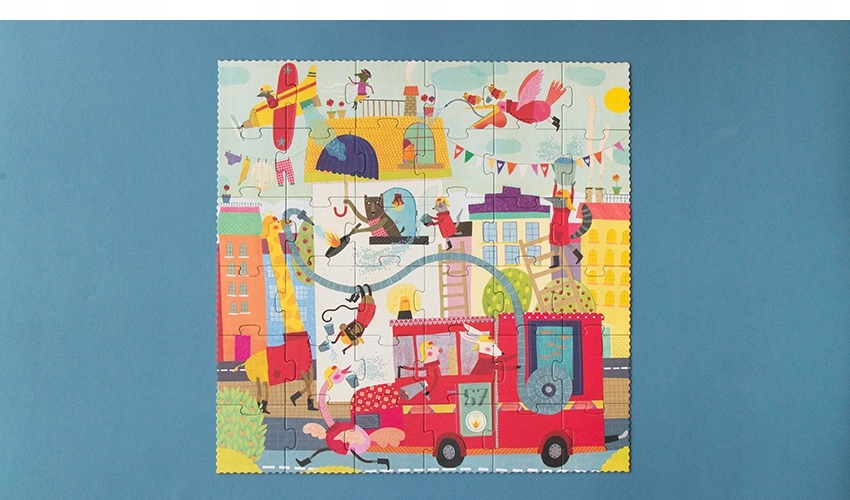 AB49 Puzzle Londji chcę być strażakiem strażak 36 Kod producenta PZ353