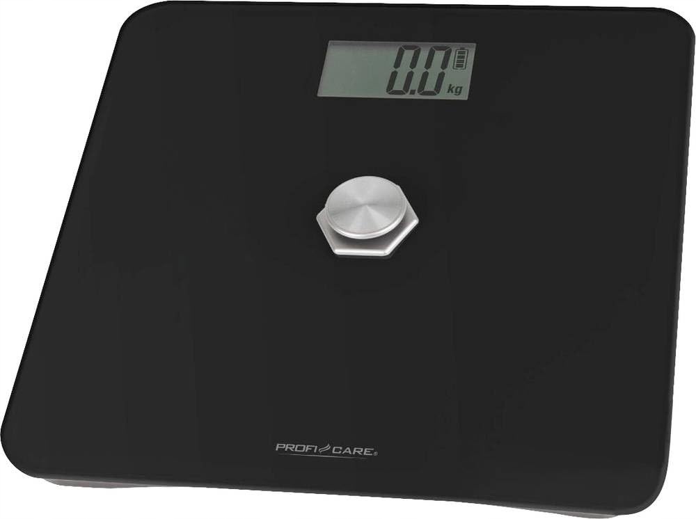 PROFICARE Waga Osobowa Bez Baterii Z Zakresem 5kg-180kg LCD Czarna
