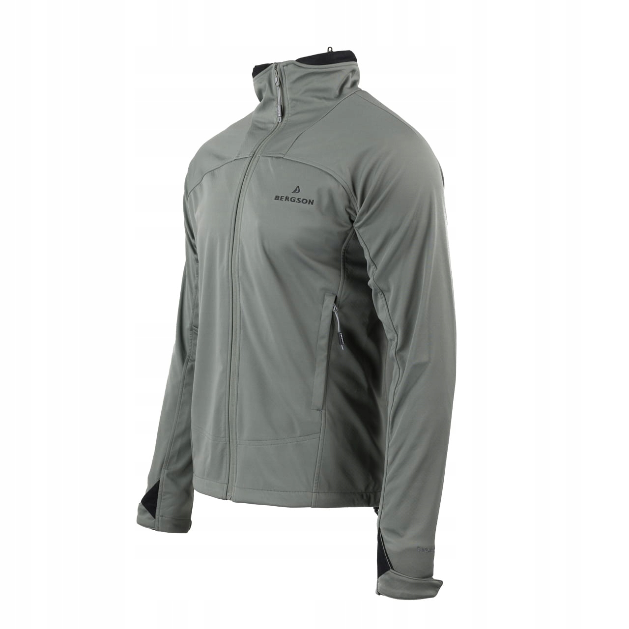 Pánská softshellová bunda Bergson Context Ss Gunmetal velikost M