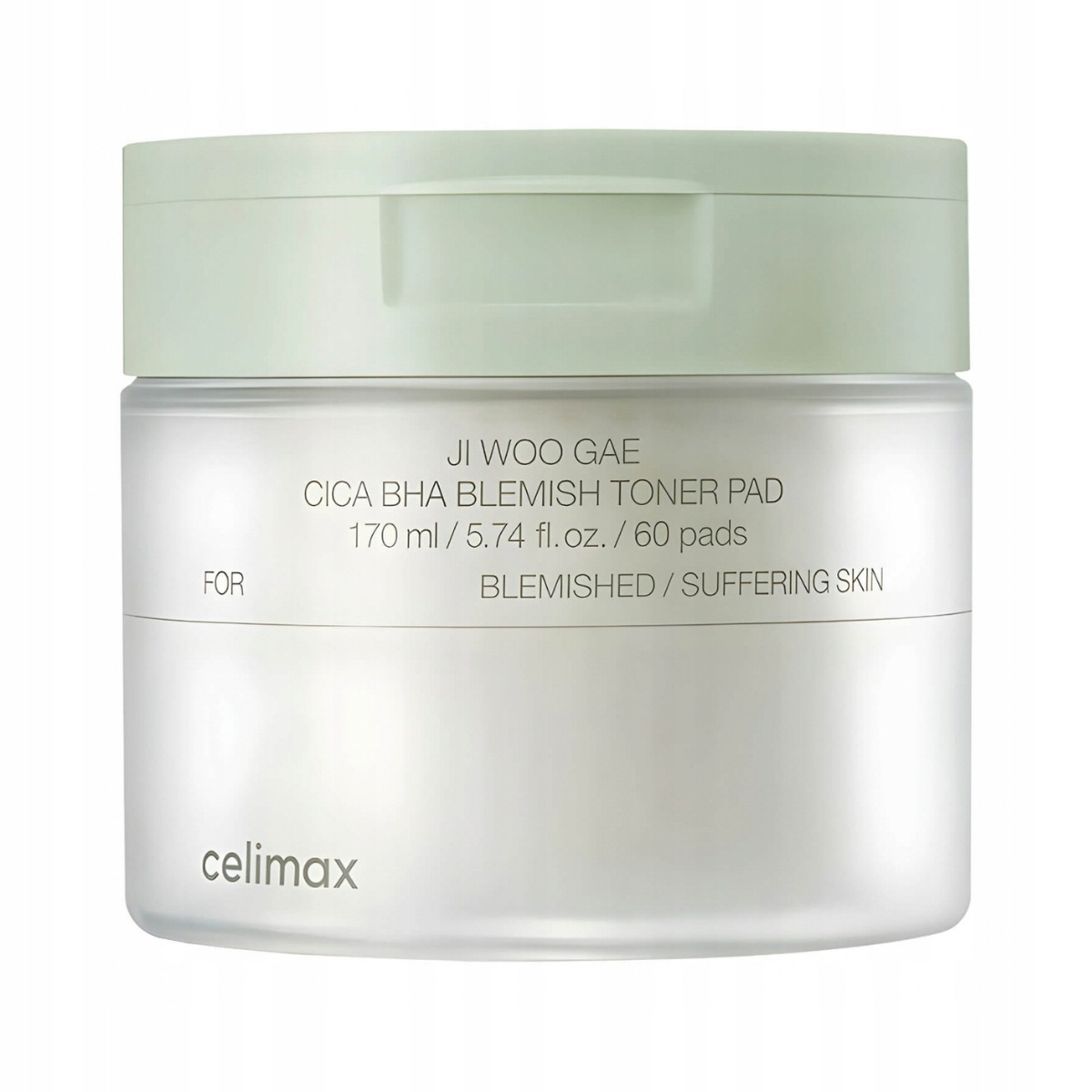 celimax Ji Woo Gae Cica Bha Blemish Toner Pad 60 ks – čistící vločky