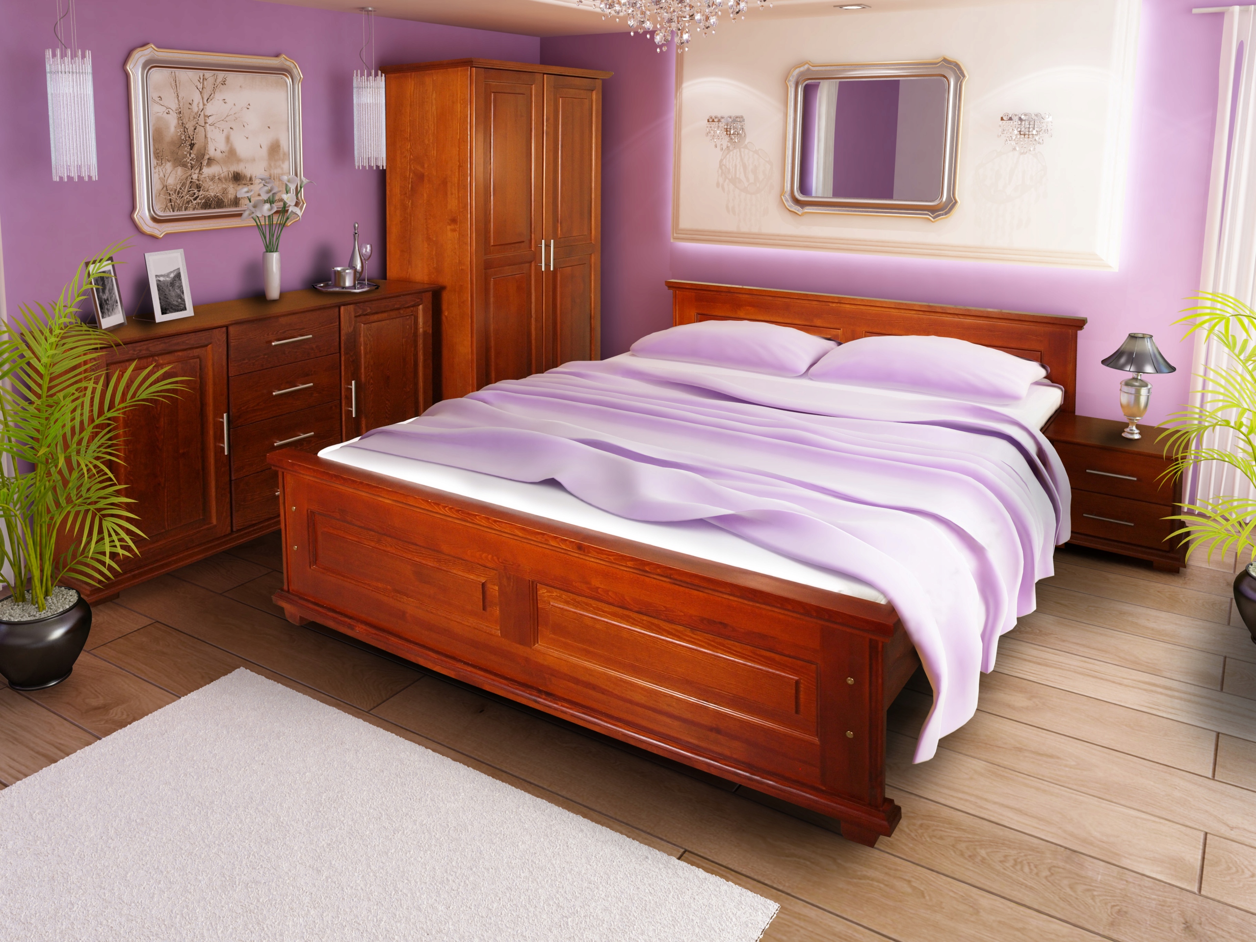 KOMODA DREWNIANA SOSNOWA PRODUCENT MEBLI Marka inna