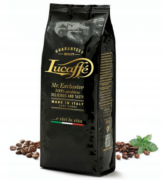Levně Lucaffe Mr. Exclusive italská káva Arabica 1 kg