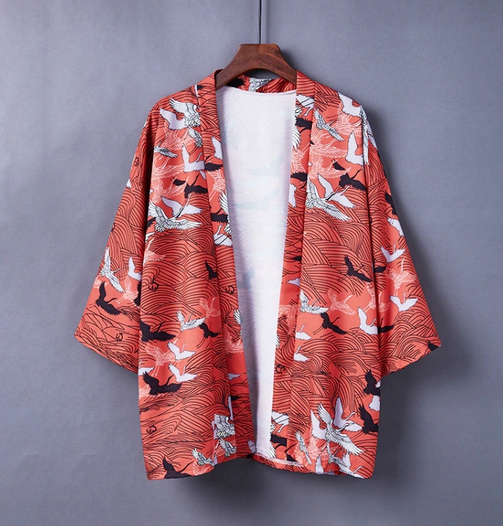 Kimono męskie mężczyzna samuraj kobieta Haori