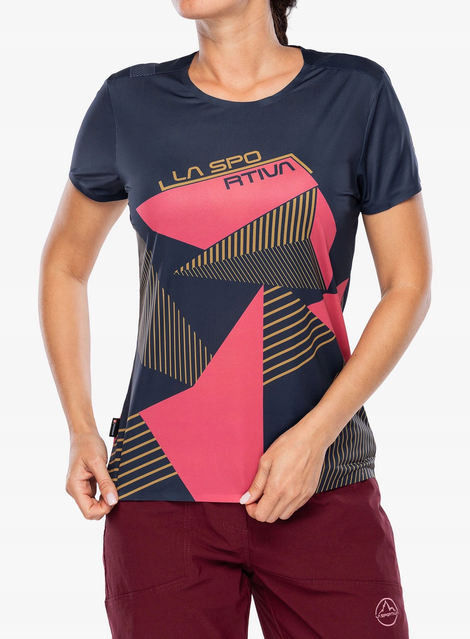 Dámské lezecké tričko La Sportiva Comp T-Shirt night sky/rosebay