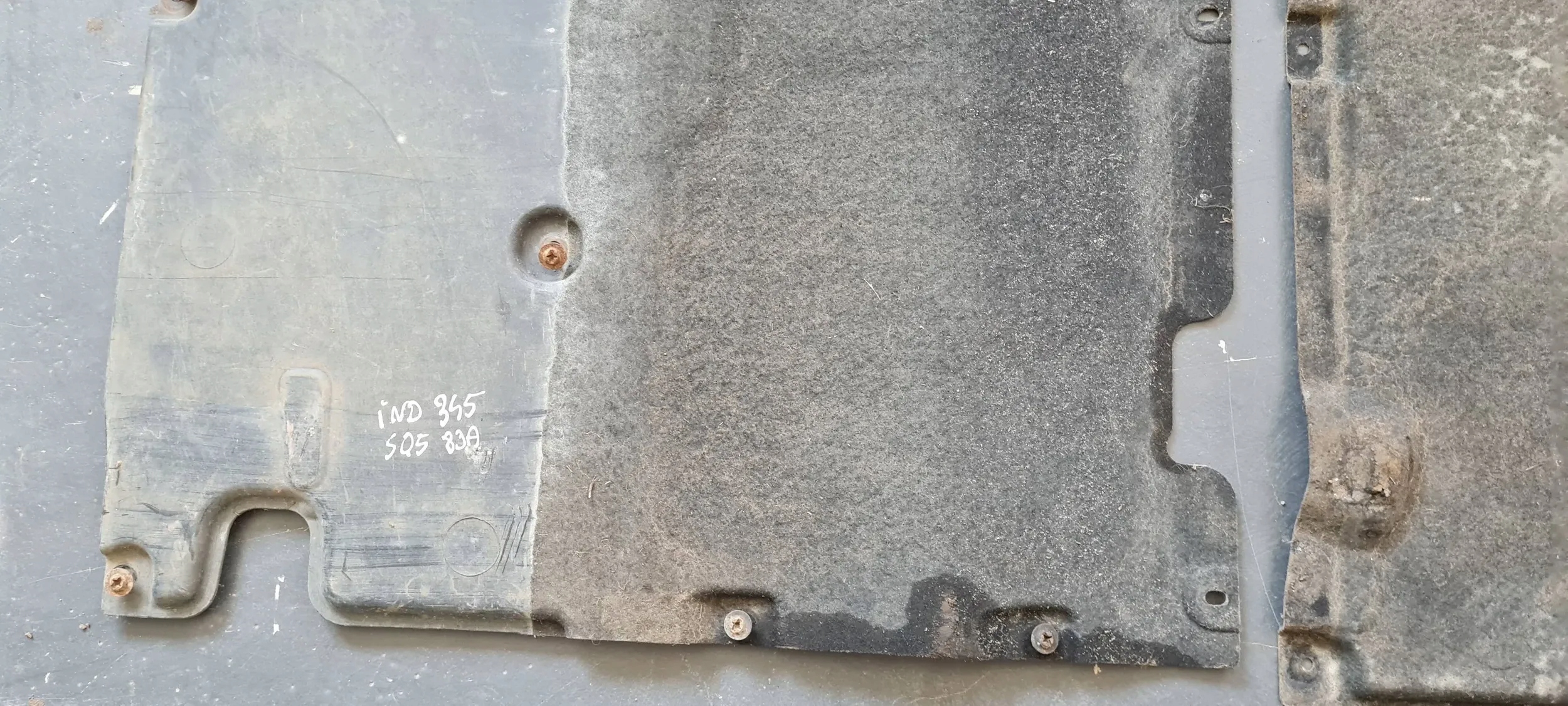SQ5 Q5 80A cover lower cover below engine gearbox KOMPLET