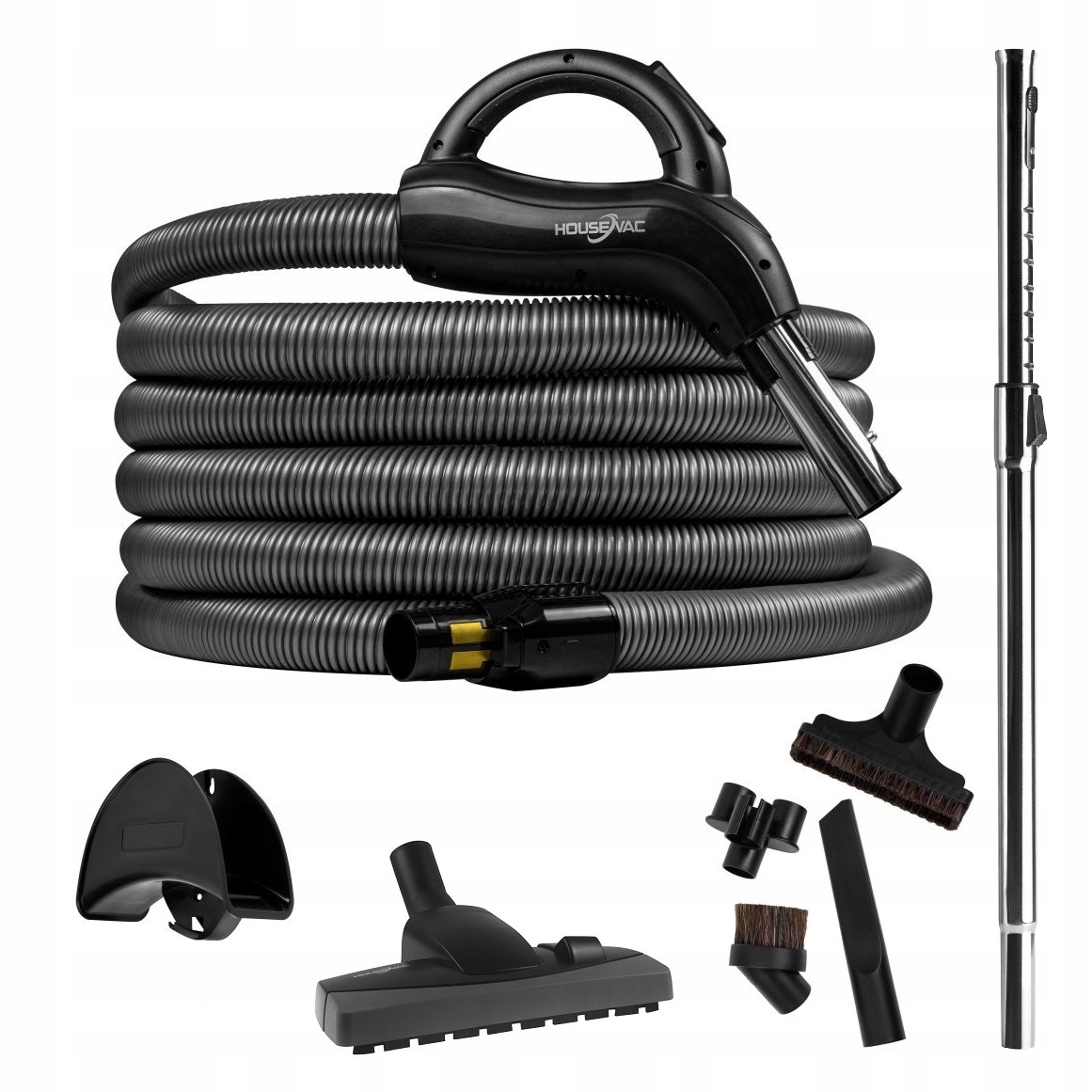 Set Příslušenství hadice trubka 9 m kartáče pro Centrální Vysavač se hodí pro Beam