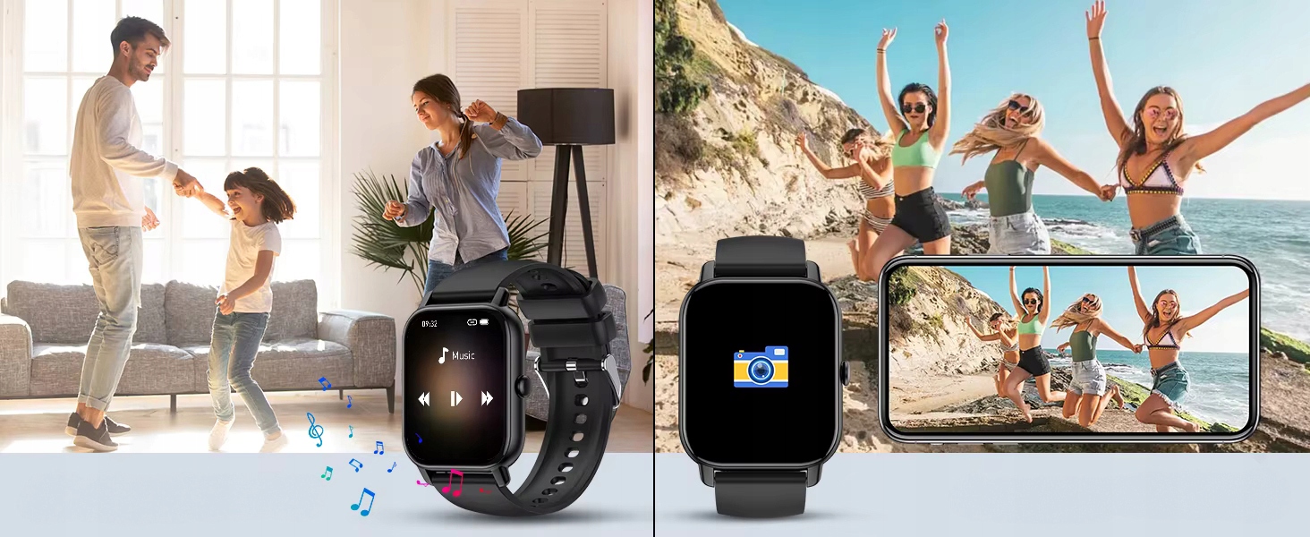 SMARTWATCH MĘSKI MENU POLSKIE WODOODPORNY SPORT POMIARY ZDROWIA ROZMOWY SMS Rodzaj smartwatch