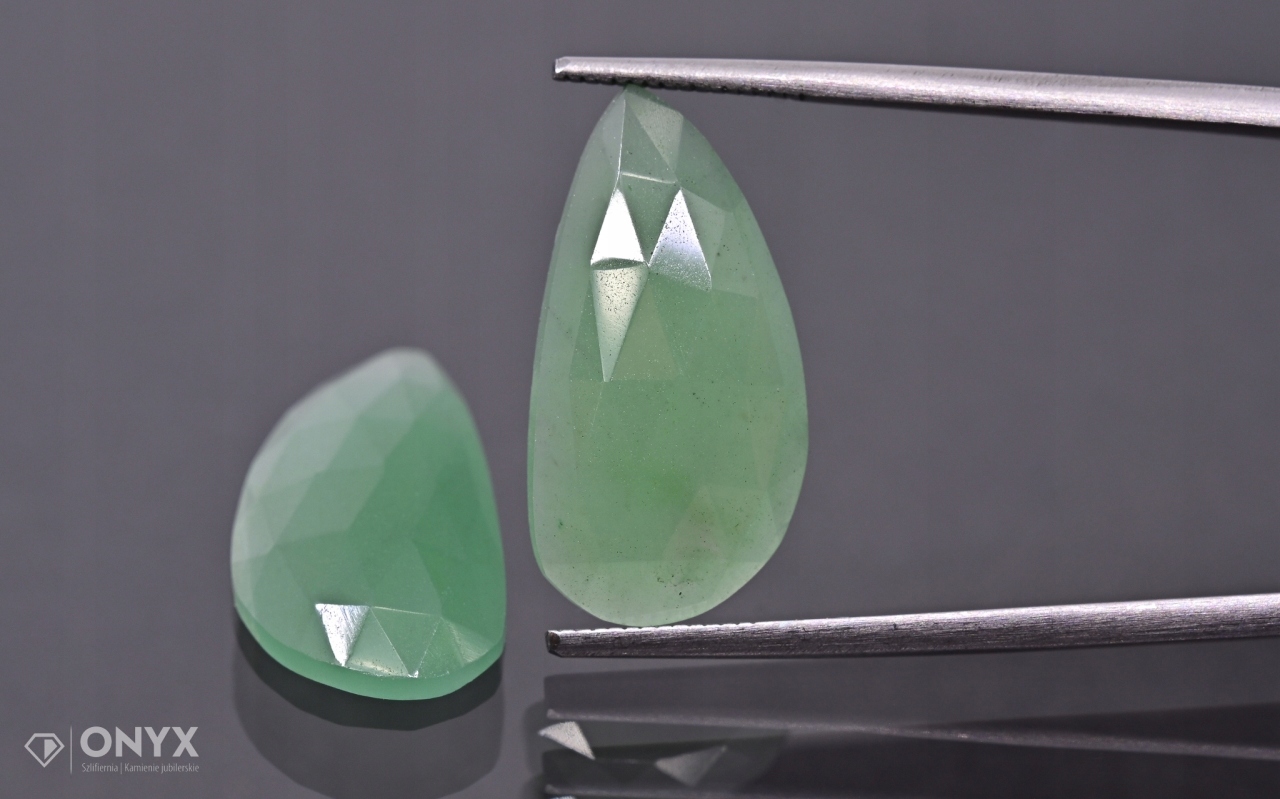 Serpentinit fasetovaná rozeta Para nepravidelná 21