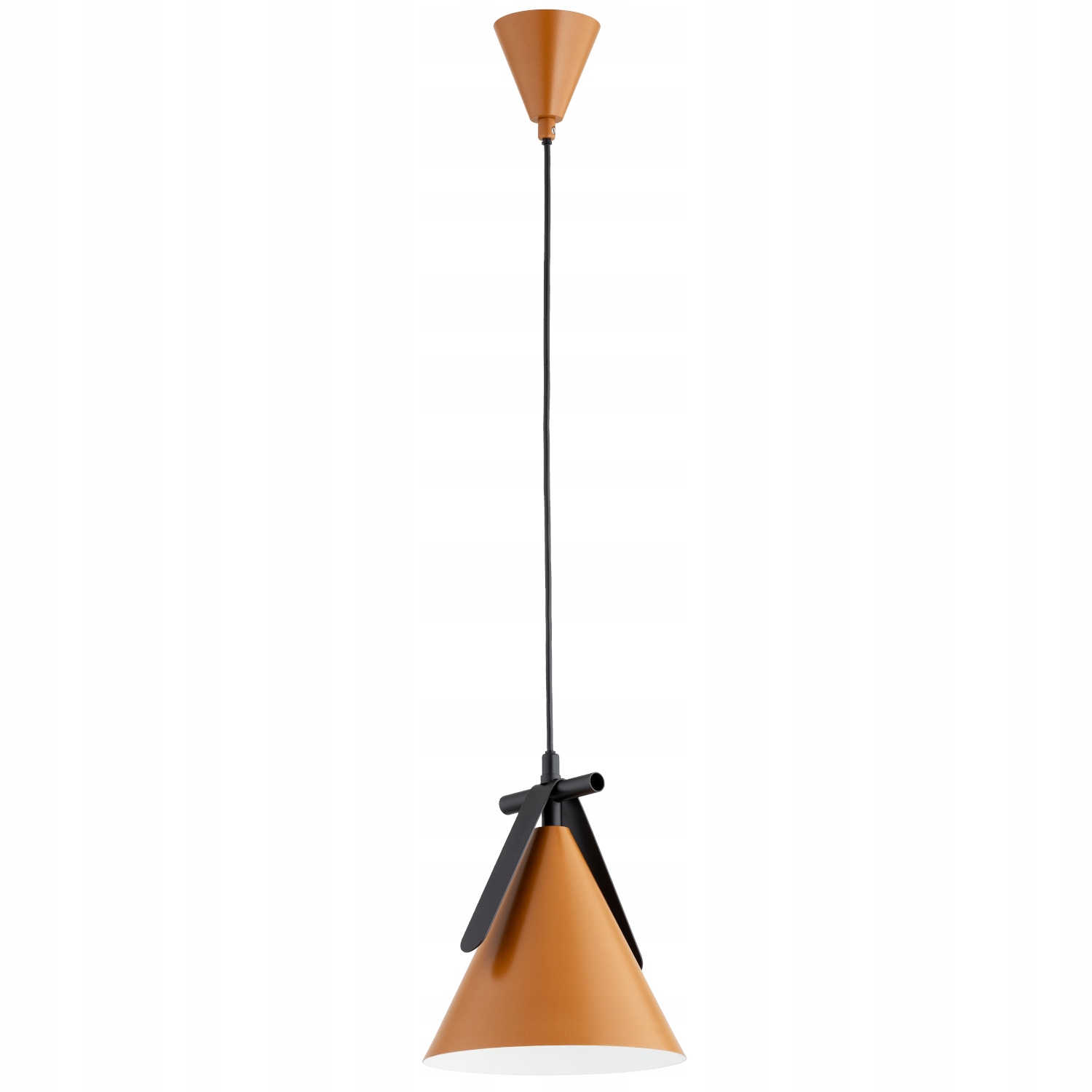 Alfa Felix závěsná lampa kužel bronzová/černá 1xE27 max 15W IP20