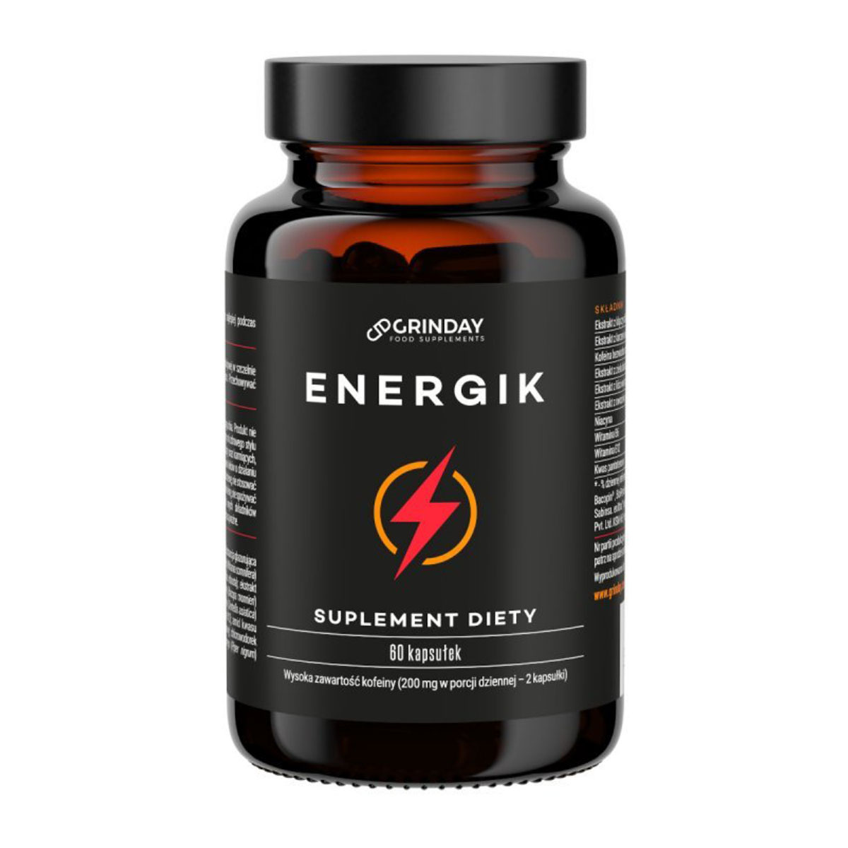 

Grinday Energik Naturalny Energetyk 60 kapsułek