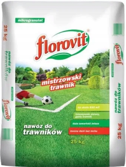 Florovit Mistrzowski trawnik 25kg Nawóz Do Tarawnika