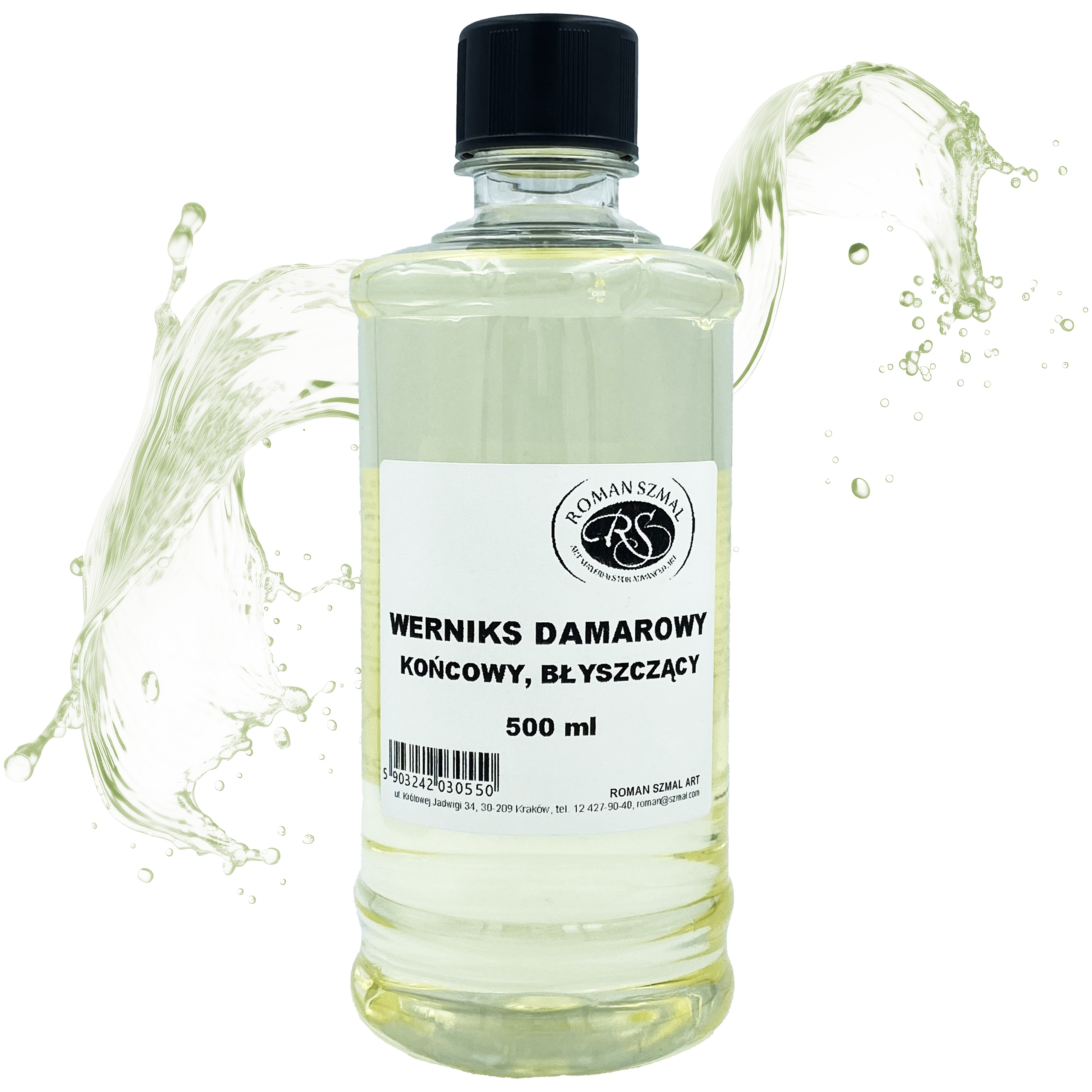 Verniks damarový závěrečný Lesk Roman Šmal anti Uv profesionální 500ml