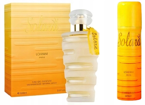 Lomani Solara 100 ml eau da parfum 200 Ml deodorant sprej