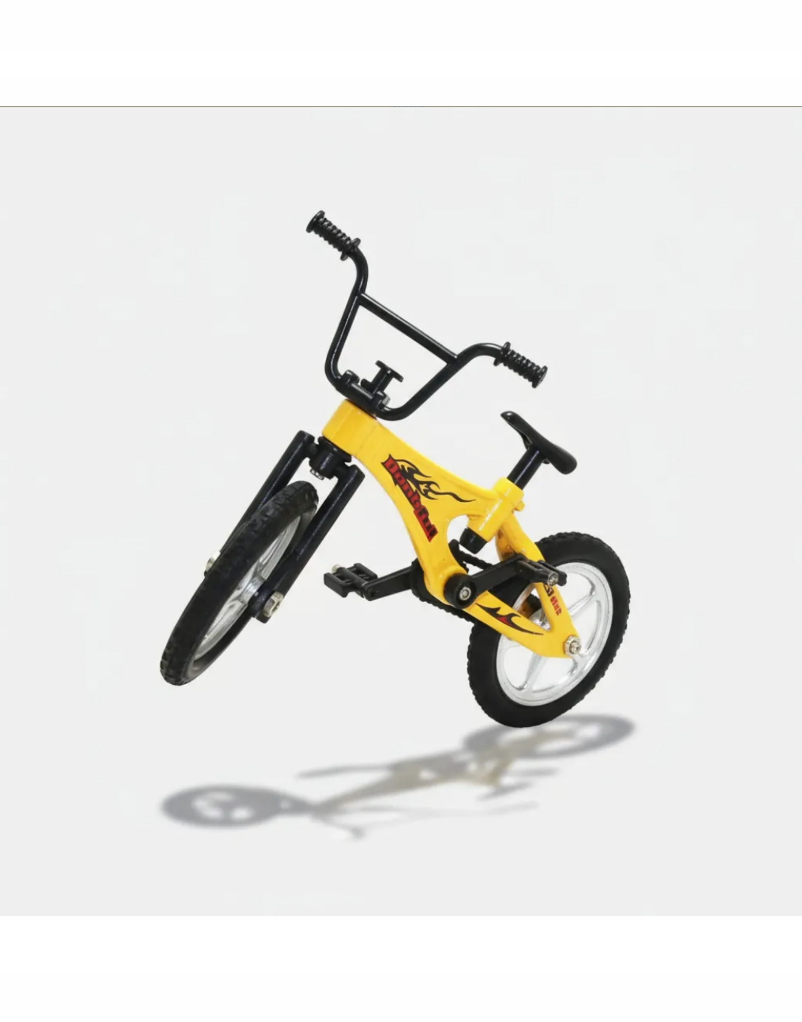 Mini rower fingerbike żółty z akcesoriami FB-08-A – Żółty fingerbike FB-08-A