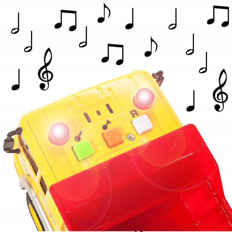 CIĘŻARÓWKA WYWROTKA AUTO NAPĘD ŚWIATŁO DŹWIĘK 1:20 Bohater brak