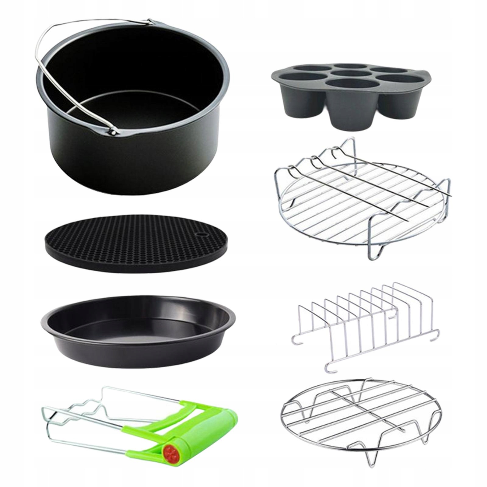 Zestaw 8 części do frytownicy 3,7 Qt, 8 Qt, 8 cali