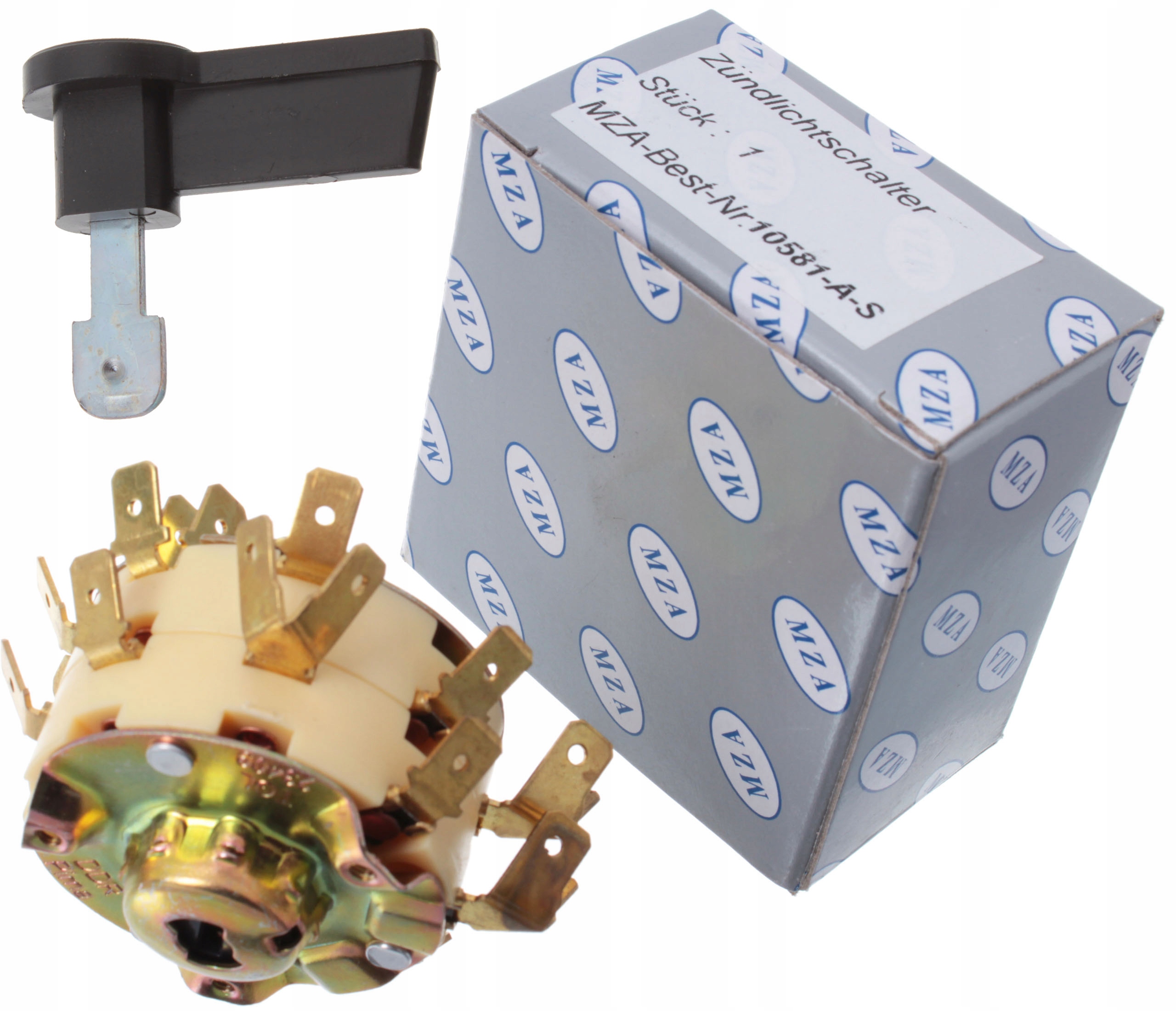 NIEMIECKA ORYGINALNA STACYJKA MZA DDR KLUCZ SIMSON Part manufacturer MZA