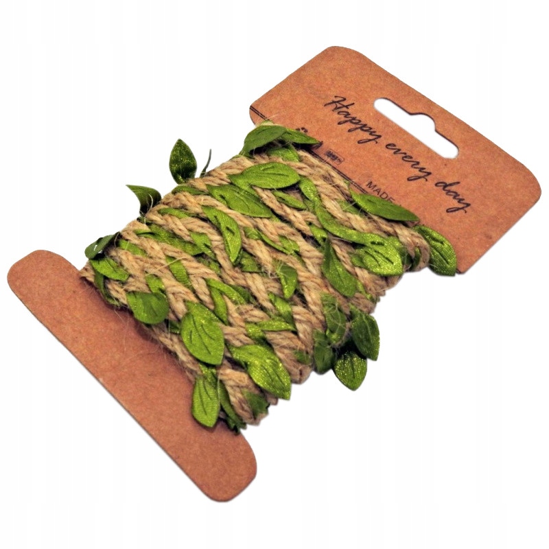 

Sznurek Jutowy Ozdobny Sznurek Dekoracyjny Listki