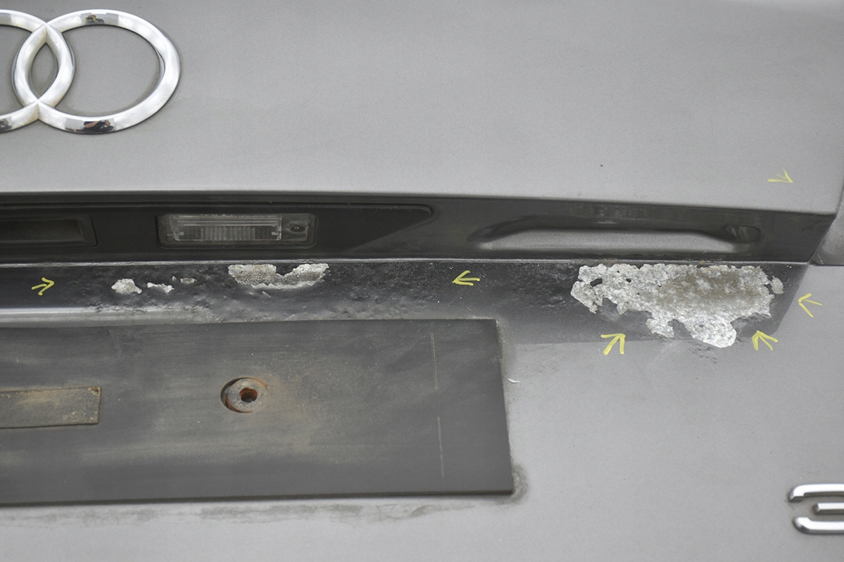 boot doors rear part AUDI Q7 4L LIFT KAMERA
