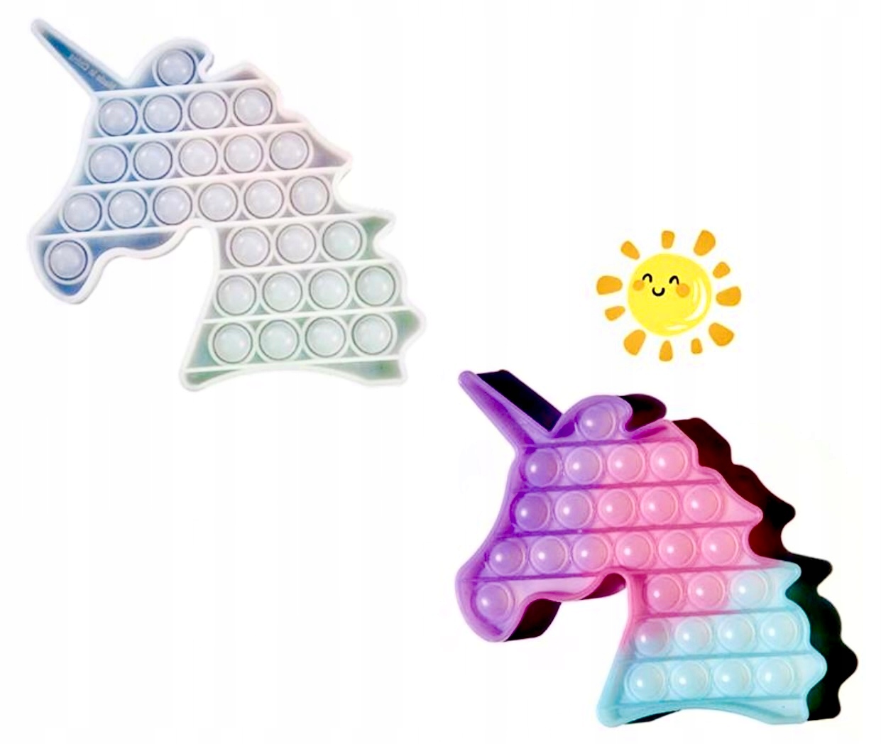 JEDNOROŻEC SENSORYCZNY POP IT ZMIENIAJĄCY KOLOR Rodzaj gniotki