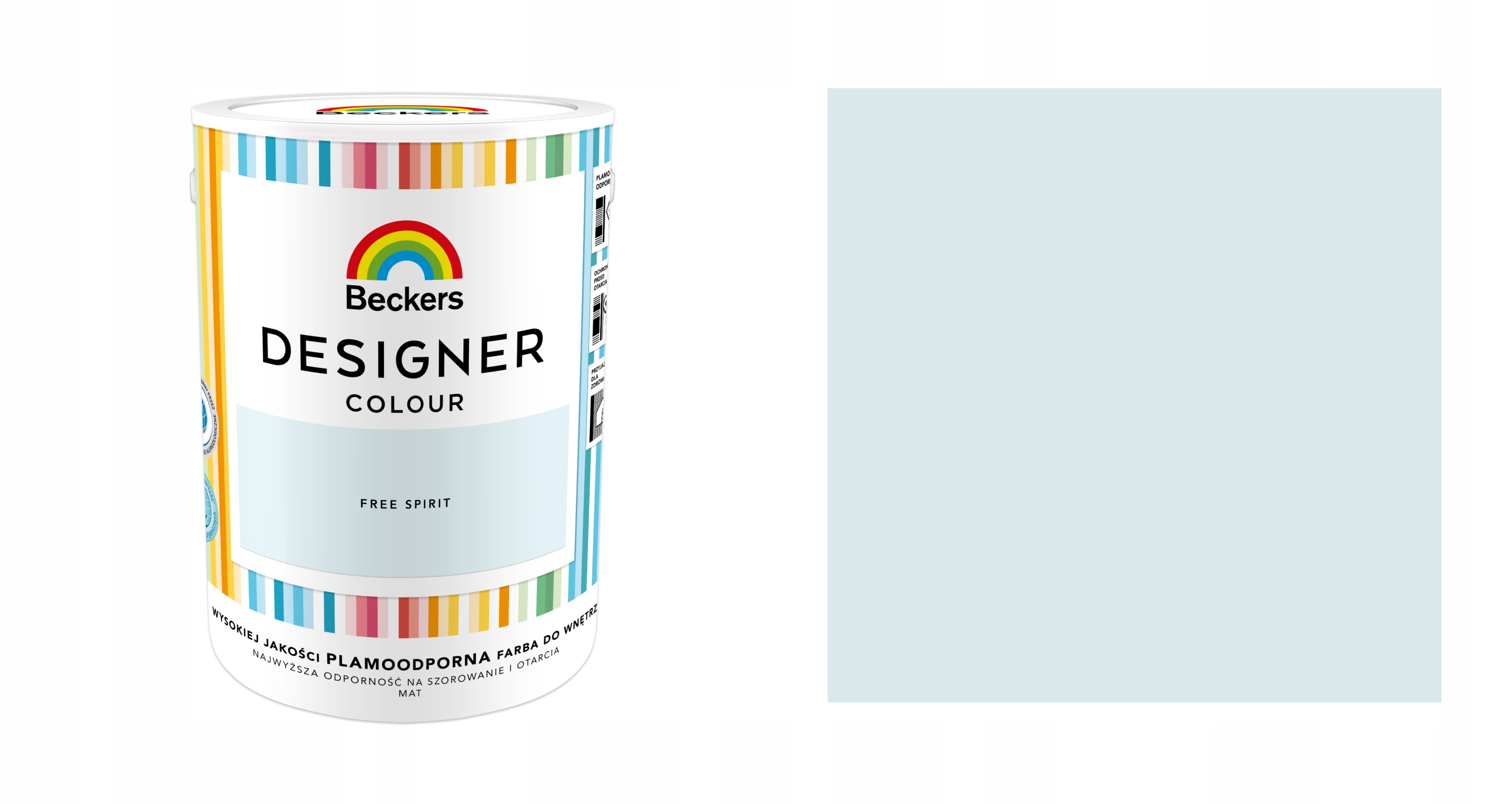 Beckers Designer Colour Free Spirit 5L Matná Latexová Farba