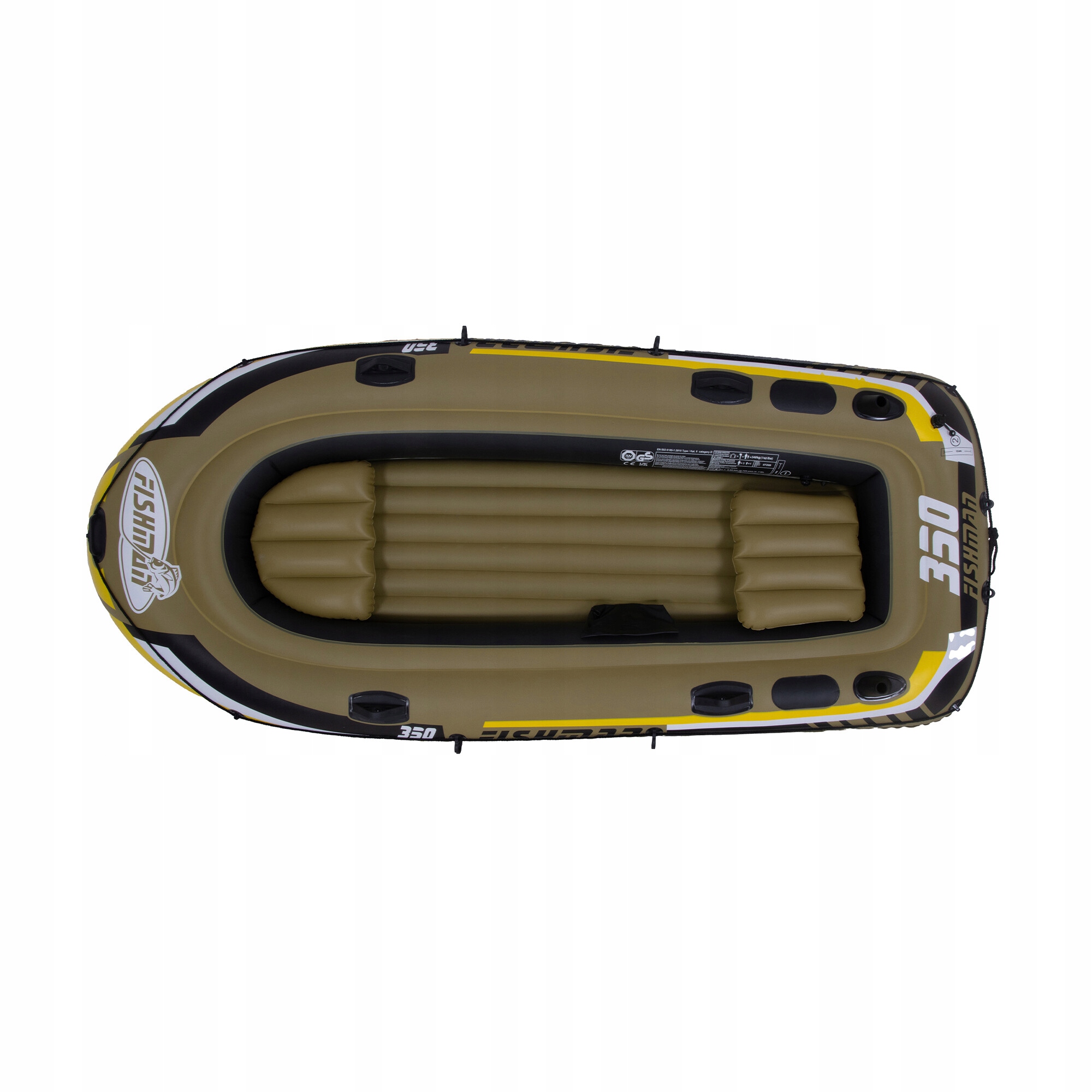 PONTON DMUCHANY WĘDKARSKI DLA 4 OSÓB 305x136x42 cm Marka Jilong