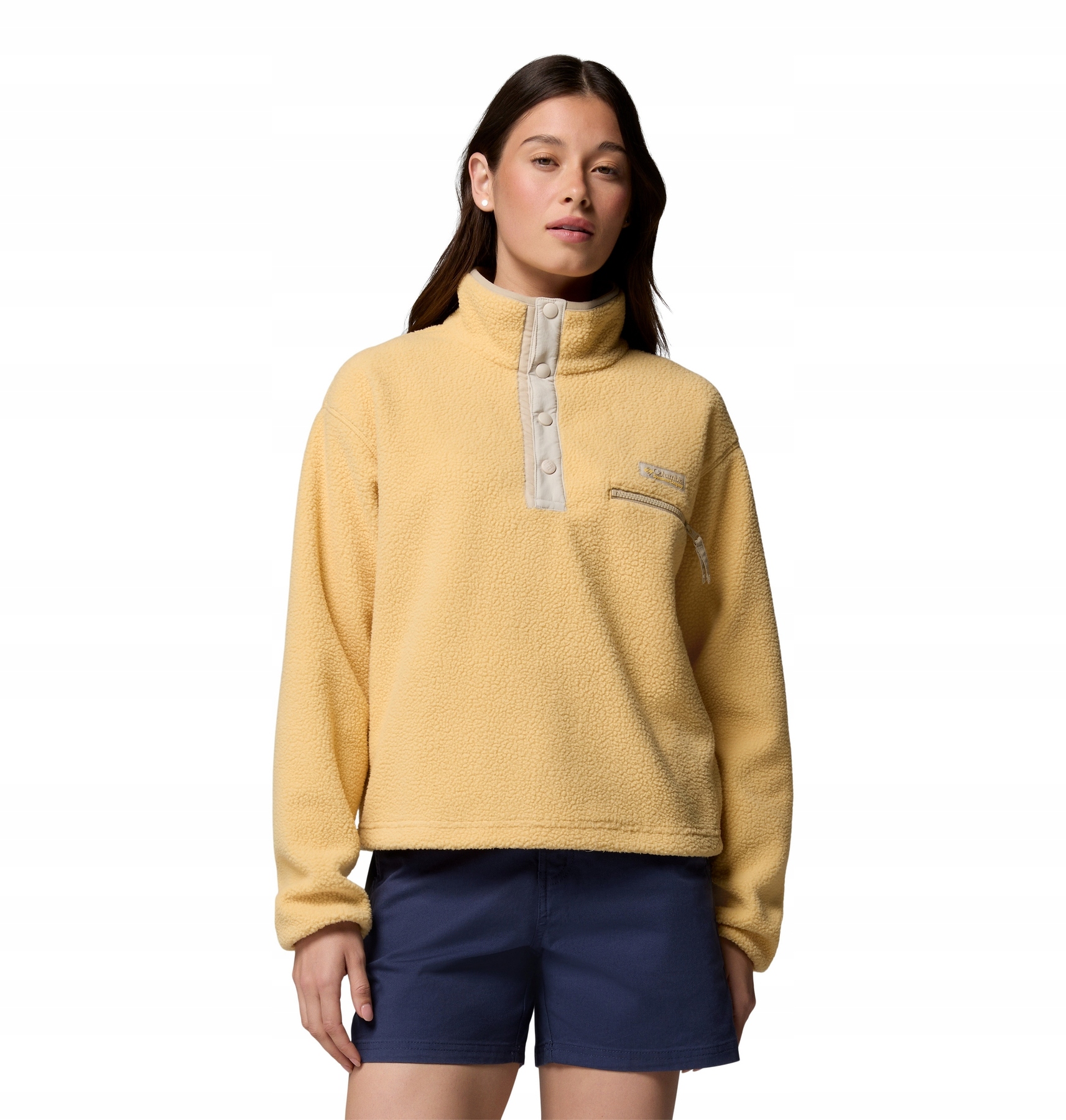 Polar damski Columbia Helvetia II Cropped żółty 2092231715 r XL