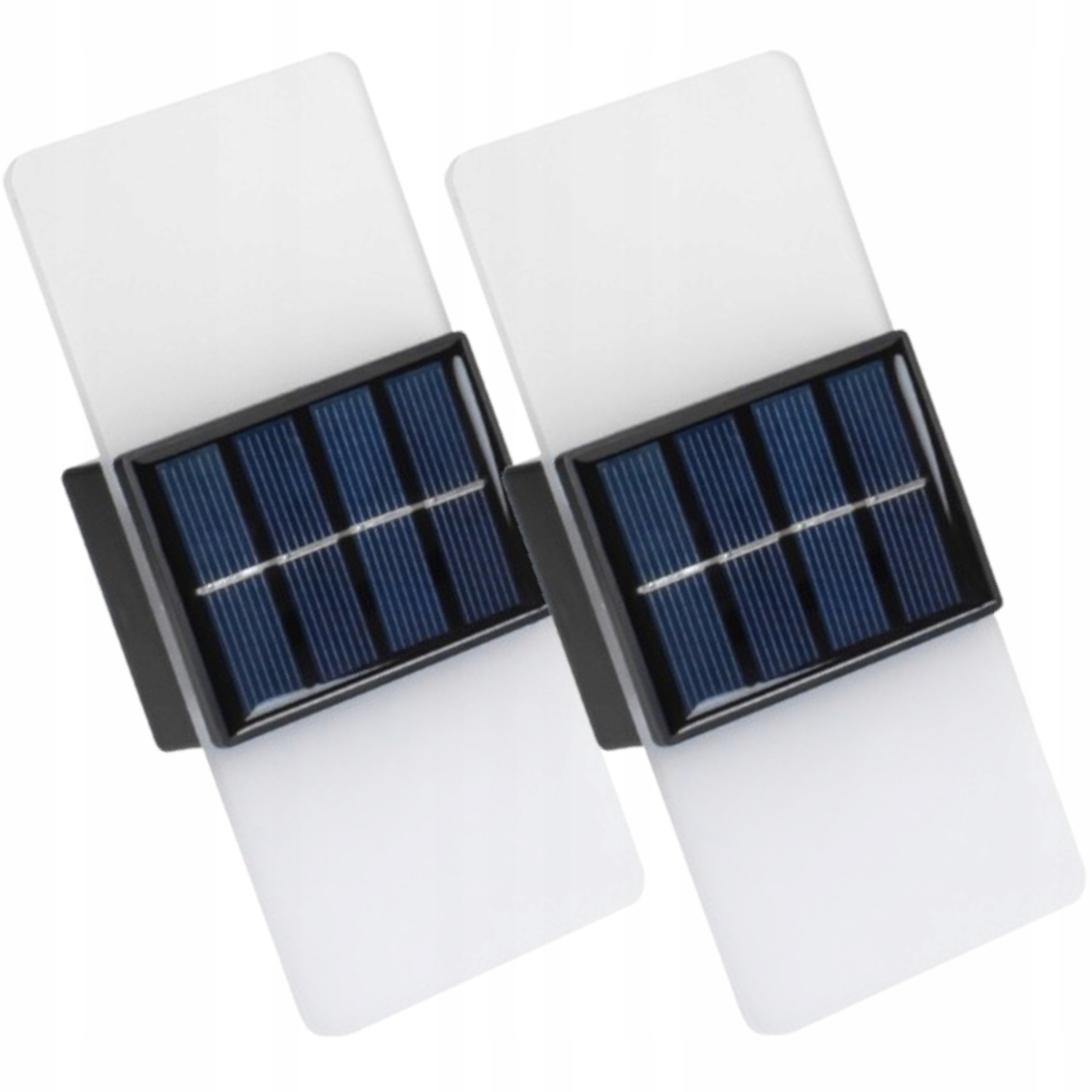 2x Solární lampa Dekorativní zahradní Led osvětlení terasy balkonu