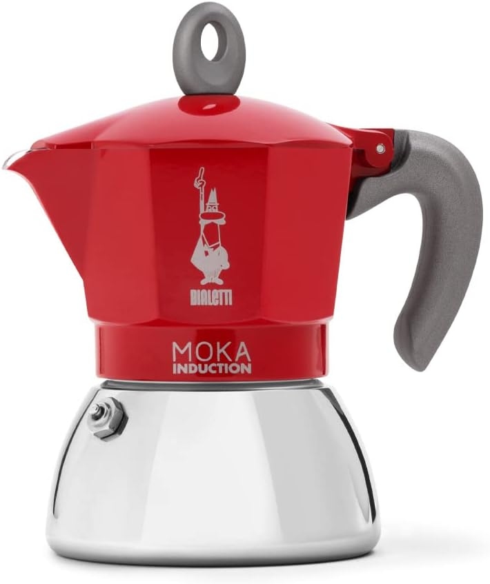 Bialetti New Moka Induction Kávovar Na Indukci Červený 4tz