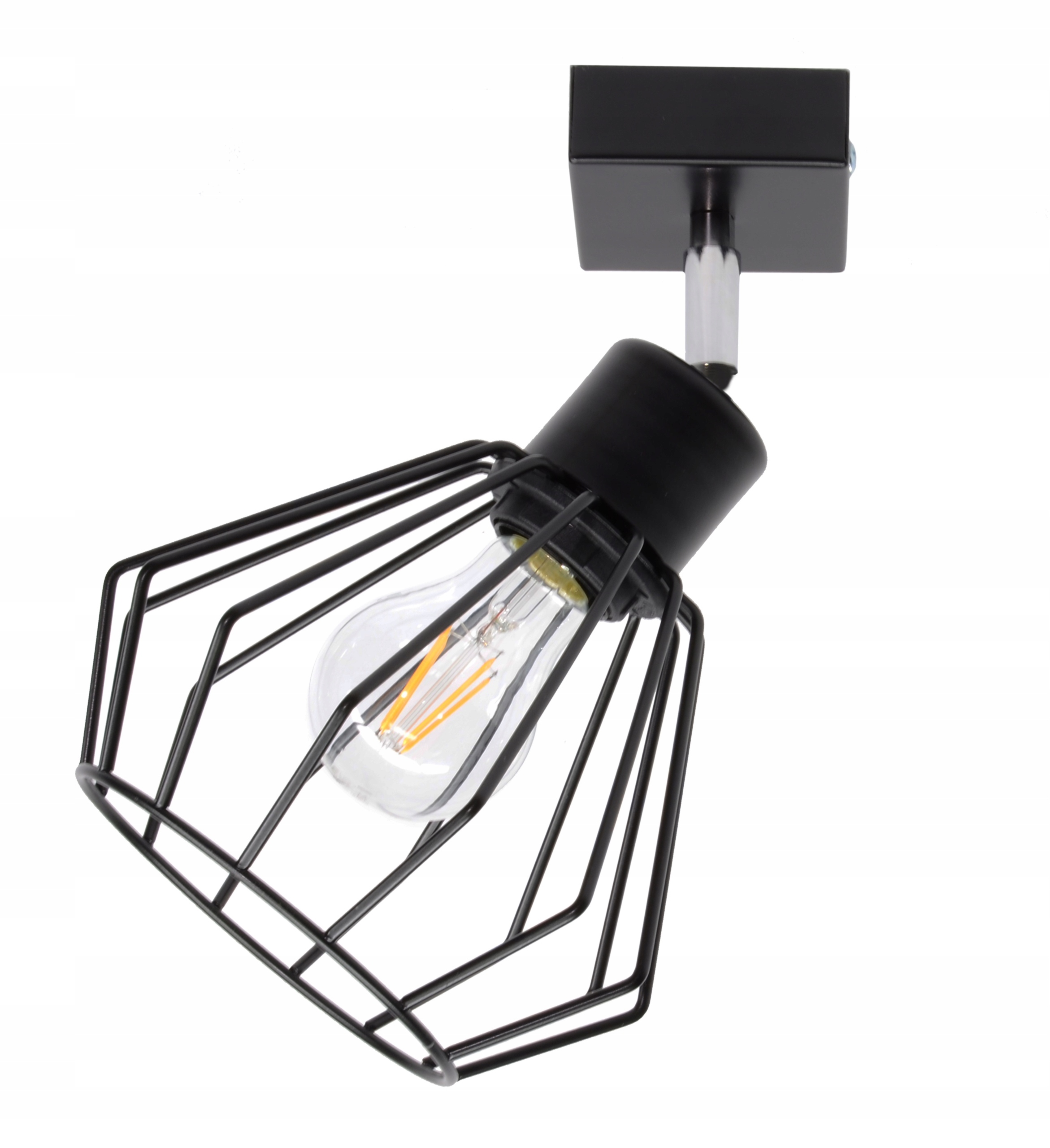 zwis Lampa wisząca Świetlik AZ1-D-czarna 1 -punkty światła E27 na Led sufit