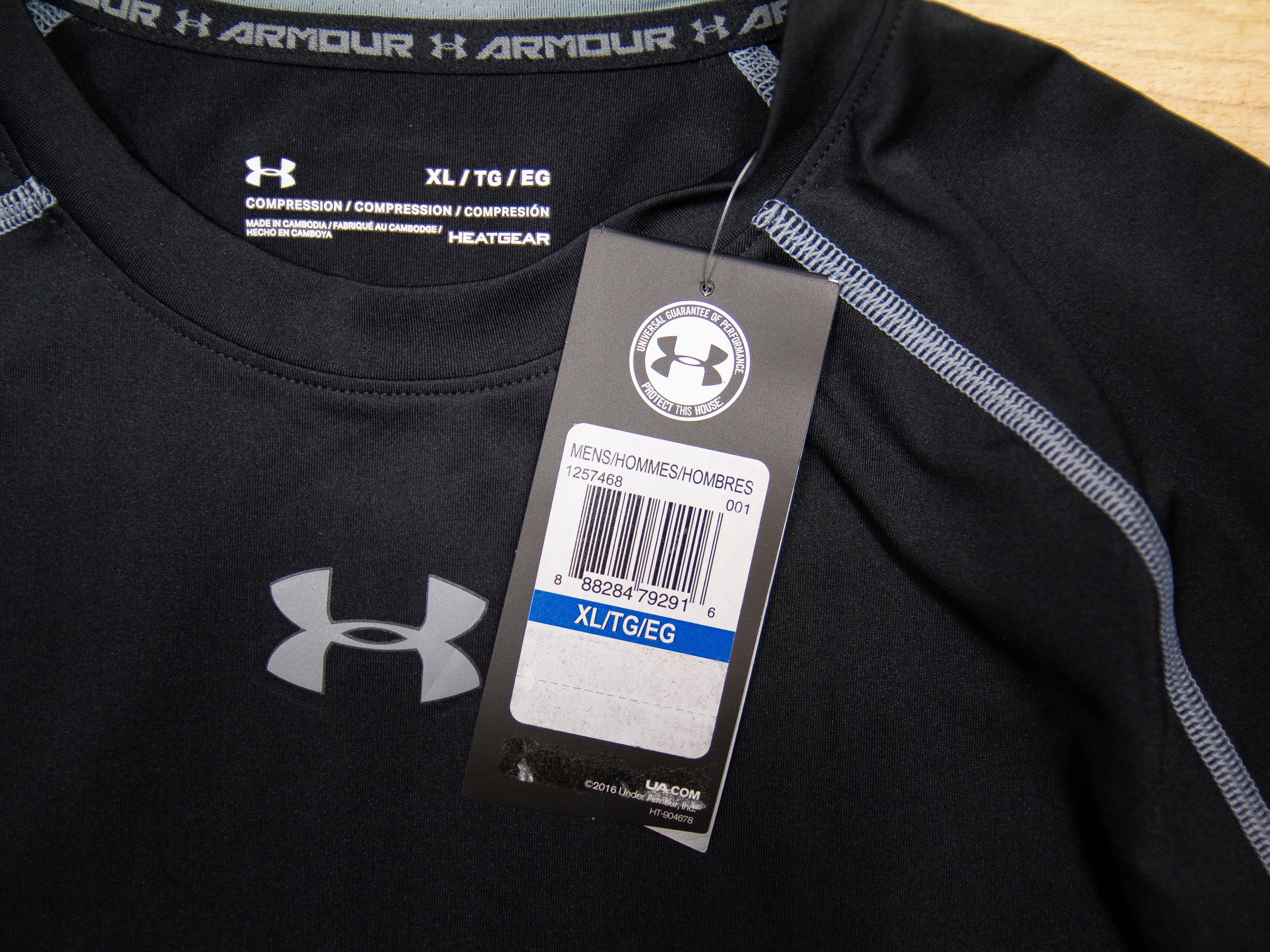 NEW! UNDER ARMOUR_MĘSKA KOSZULKA KOMPRESYJNA T-SHIRT SPORT GYM_XL Marka Under Armour