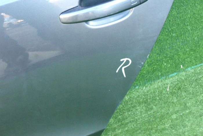 AUDI A5 08- door left rear. rear part