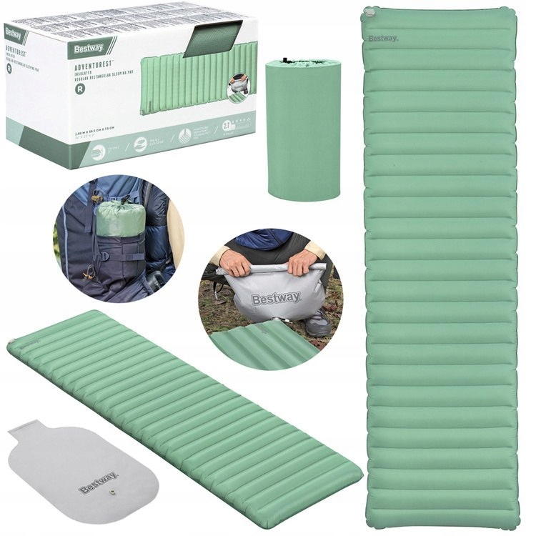 Bestway nafukovací karimatka matrace AdventuRest 188 x 58,5 x 7,5 cm 69617