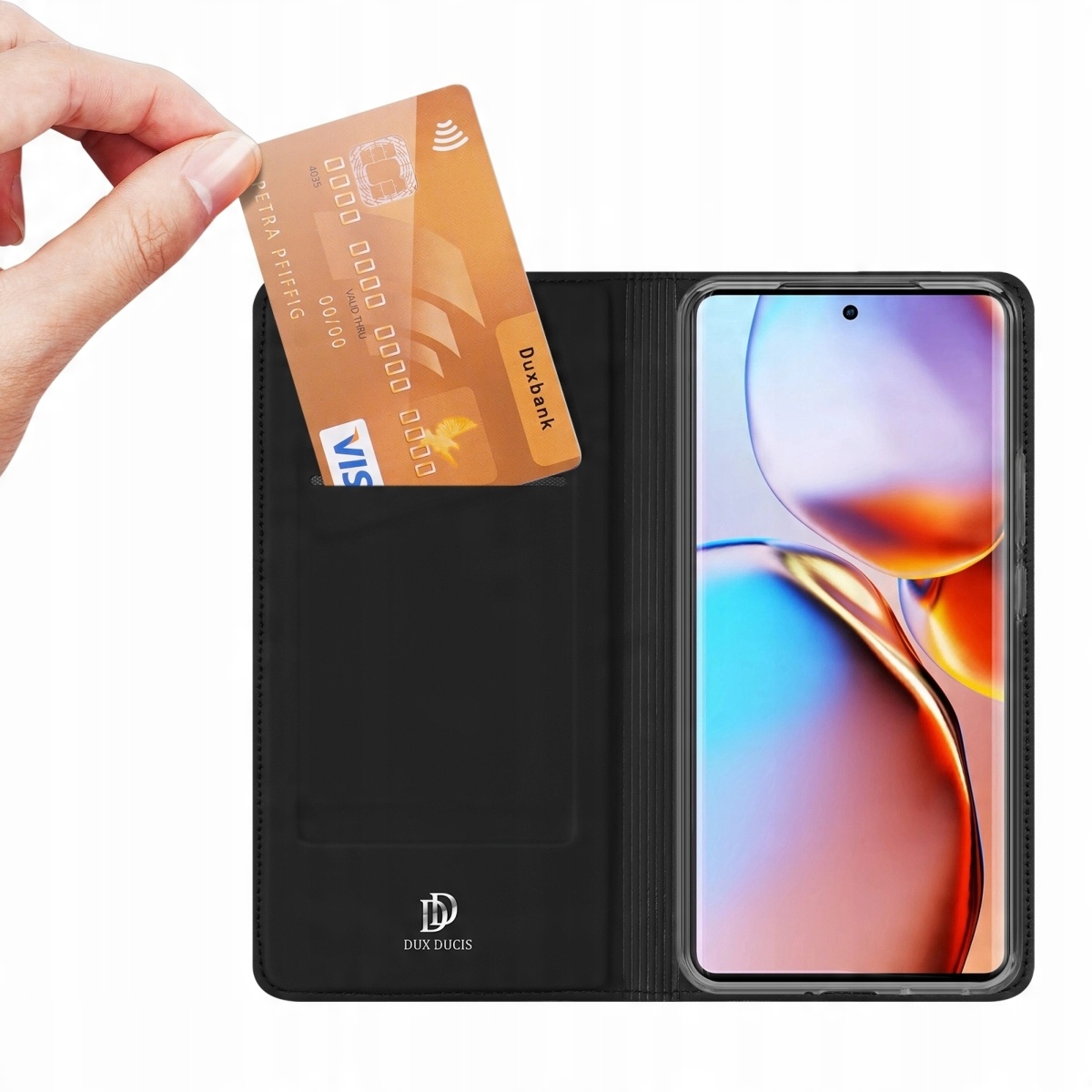 

Etui z klapką do Motorola Edge 40 Pro, portfel