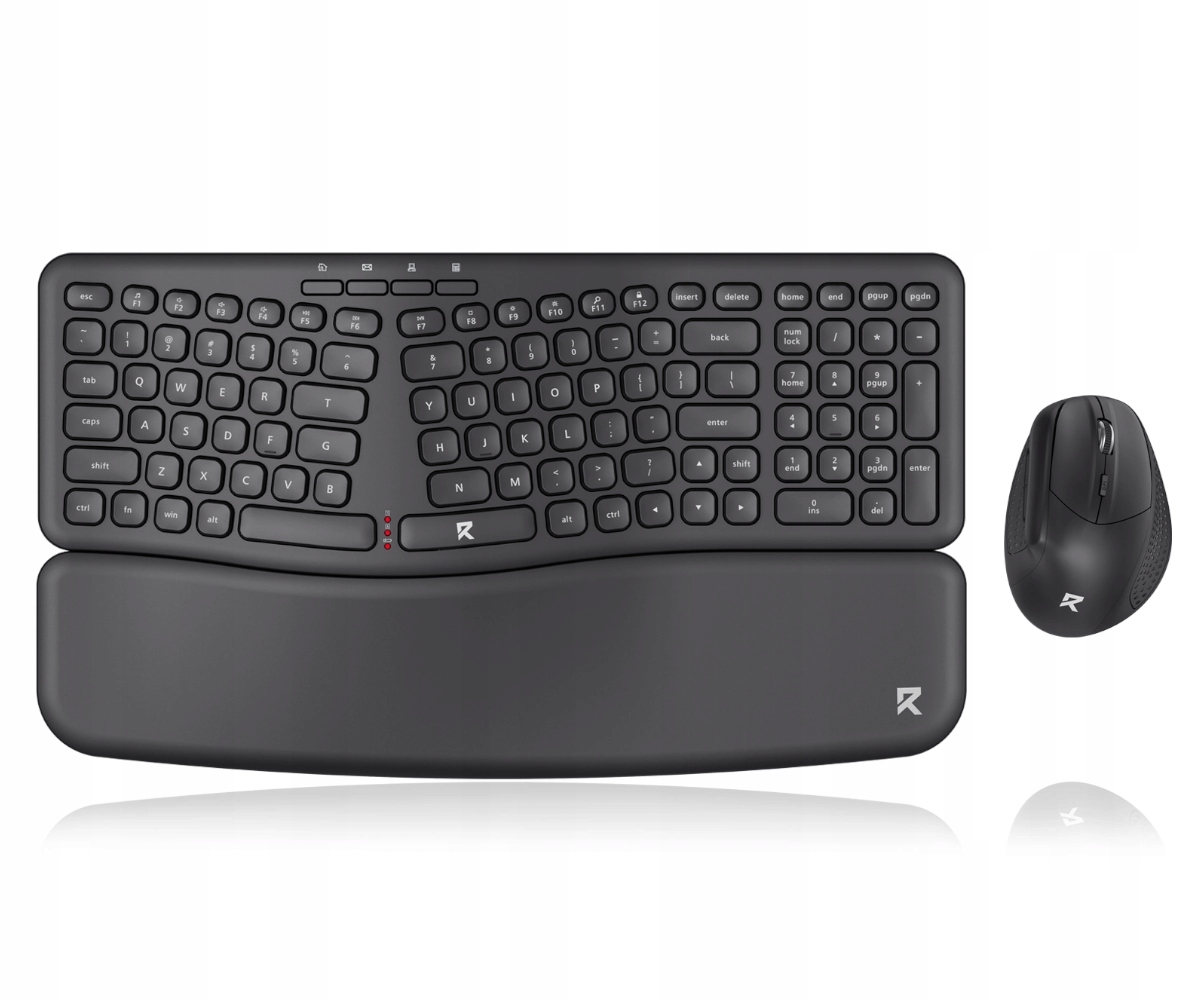 Bezprzewodowy zestaw biurowy klawiatura i mysz Redragon BS-7162 Max Czarny