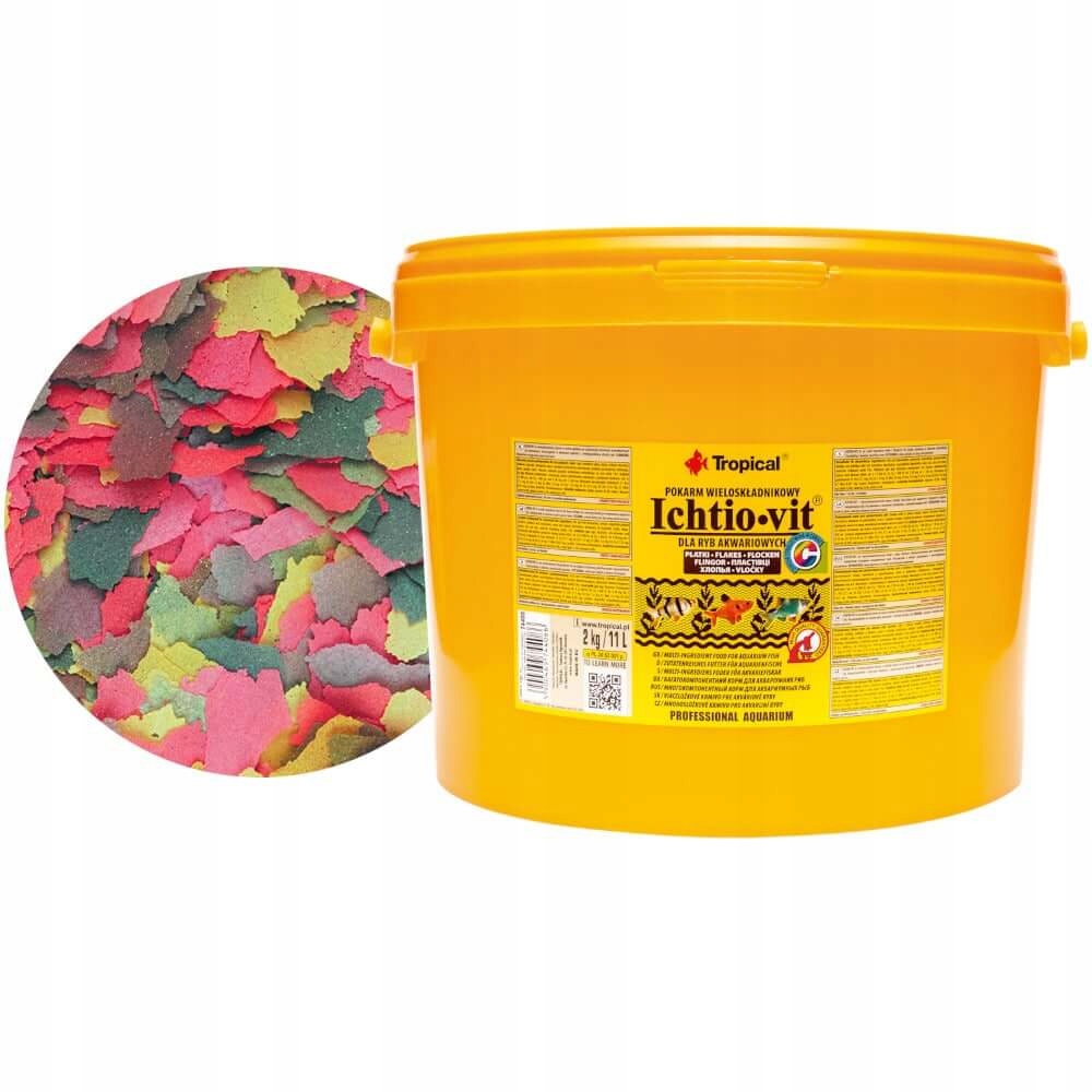 Tropical krmivo Ichtio-Vit 11L – 2 kg Krmivo pro ryby