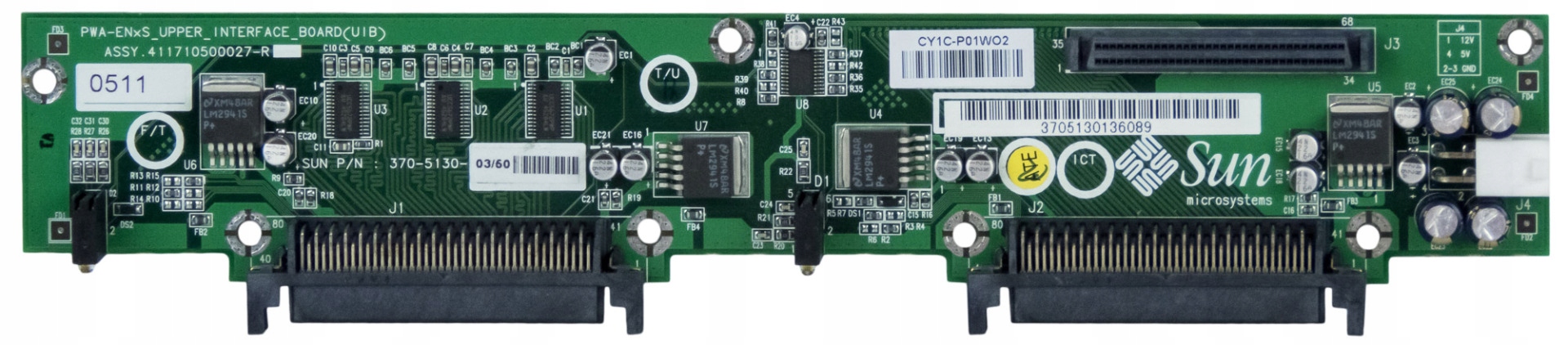 Sun 370-5130 PWA-ENxS Deska Vrchního Rozhraní V240