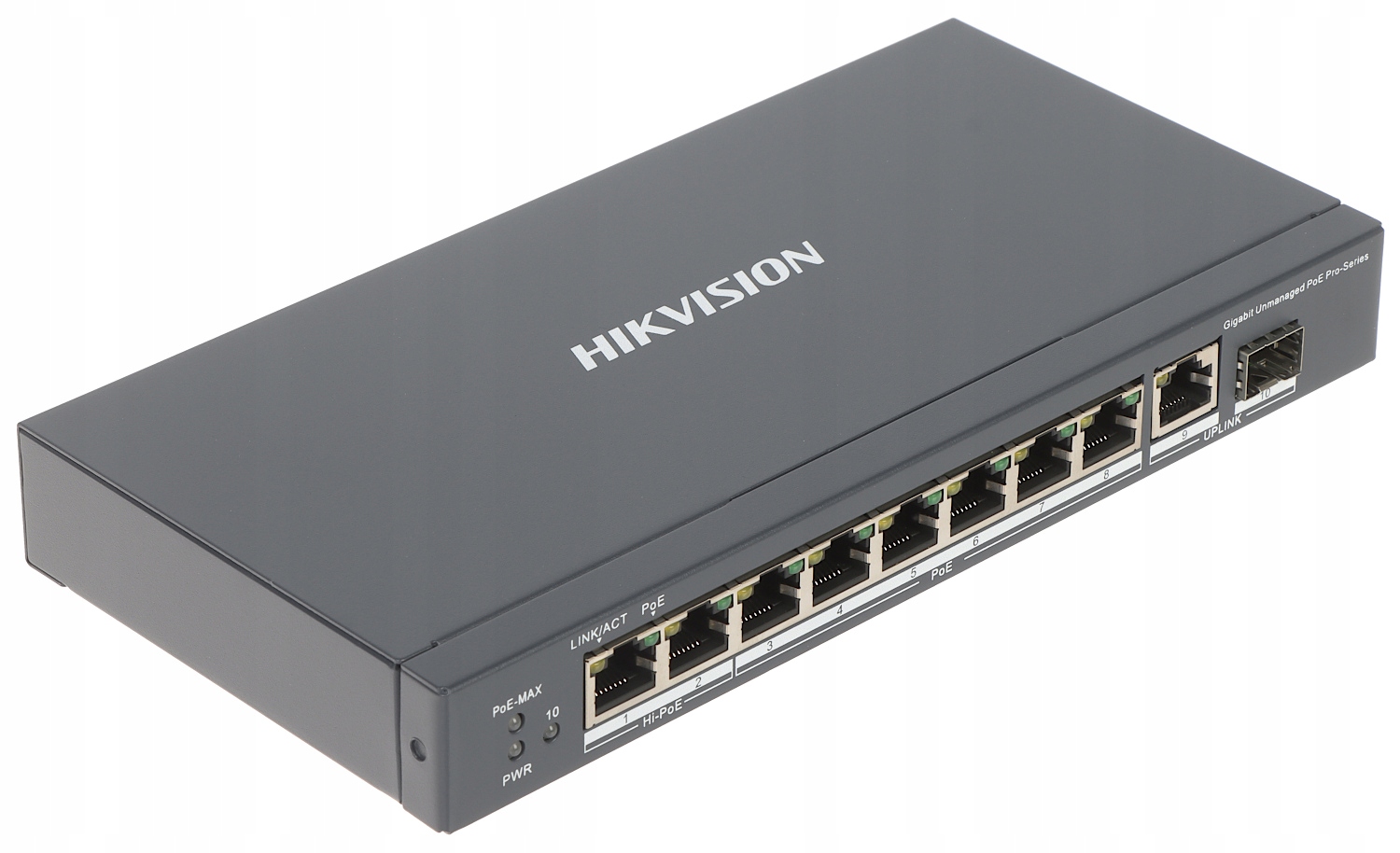 Switch Poe DS-3E0510HP-E 8-PORTOVÝ Sfp Hikvision