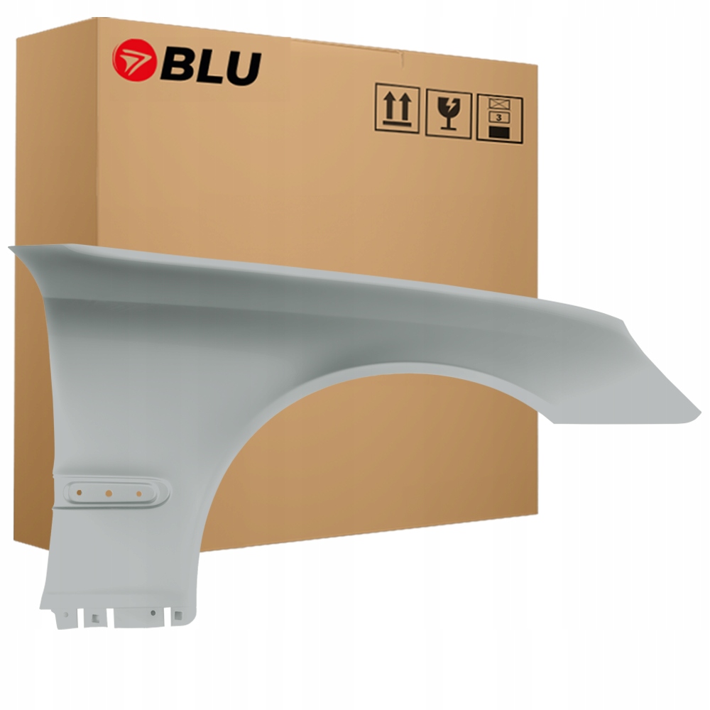 Blu Blatník Mercedes C W203 775 pravý stříbrný 00-07 přední IridiumSilber