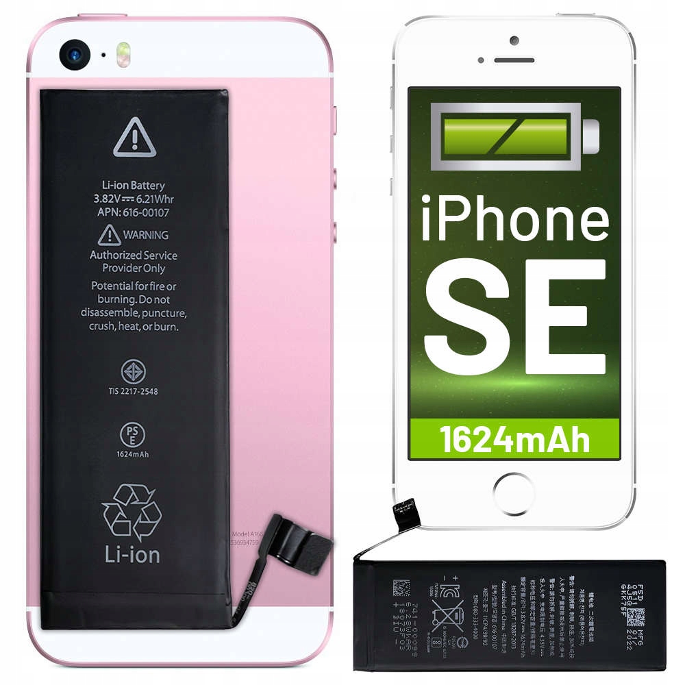 Fabryczna bateria do Apple iPhone SE 2016 A1723 A1662 A1724 akumulator -  Sklep, Opinie, Cena w