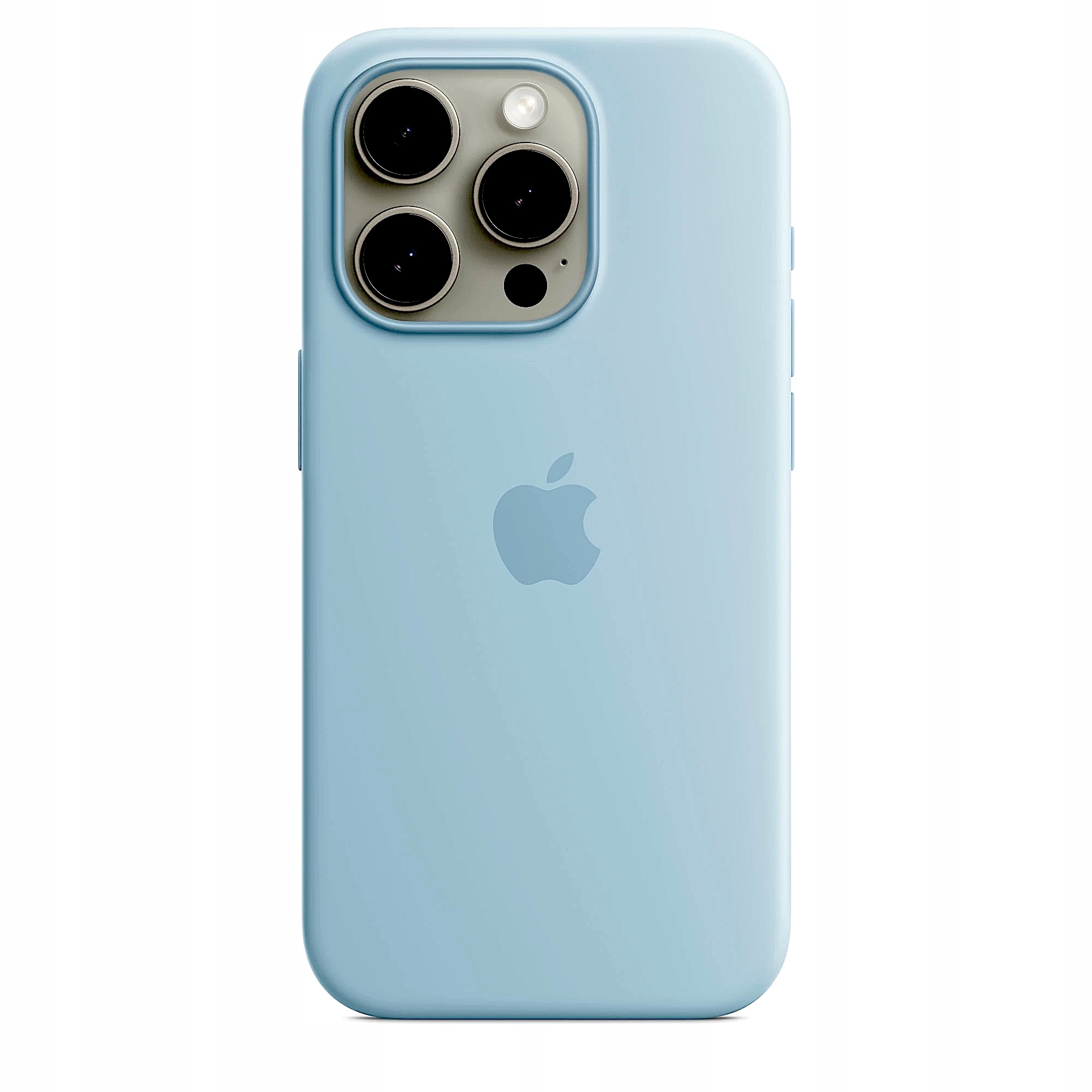 Silikonové pouzdro na iPhone 15 Pro Světle modré Kryt Case Light Blue