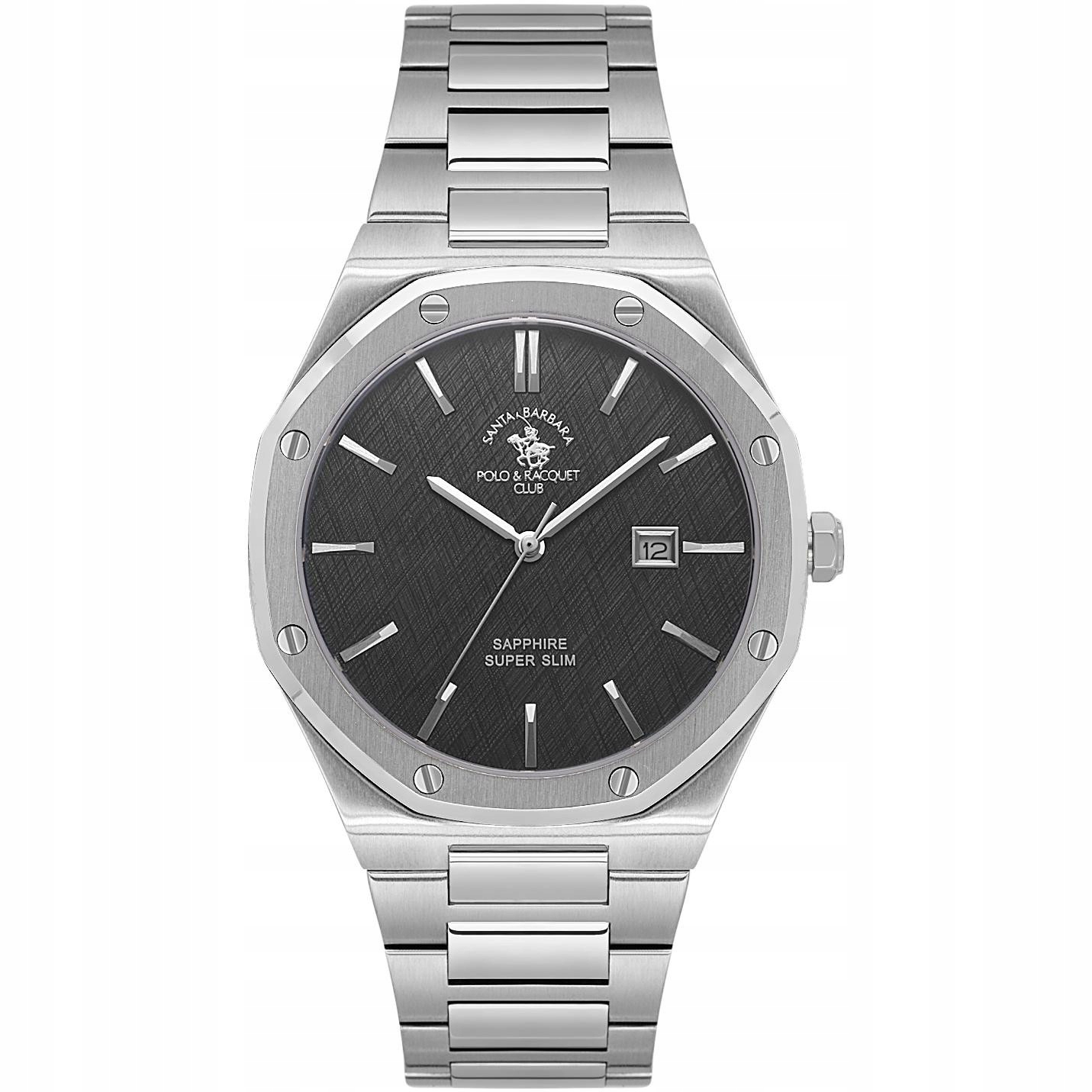Pánské Hodinky Santa Barbara Rocket Polo Club SB.1.10673-2 stříbrné