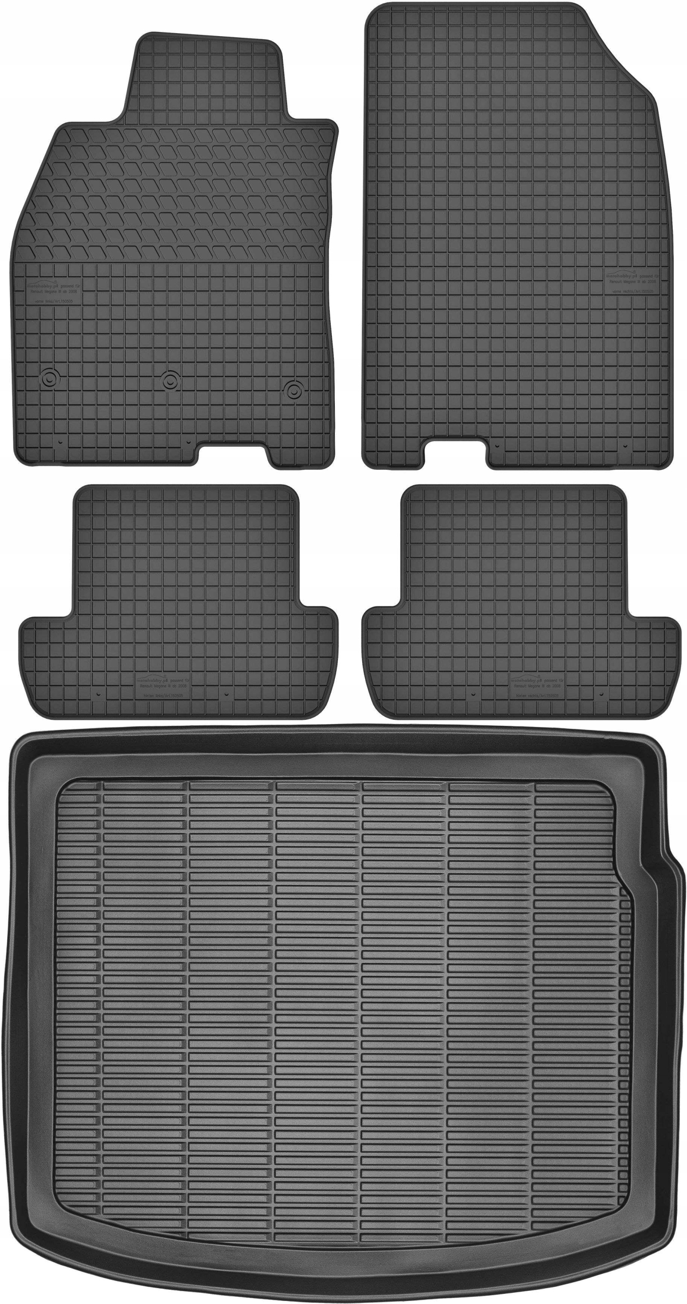 Renault Megane III Gt 09-16 Gumové rohože rohož