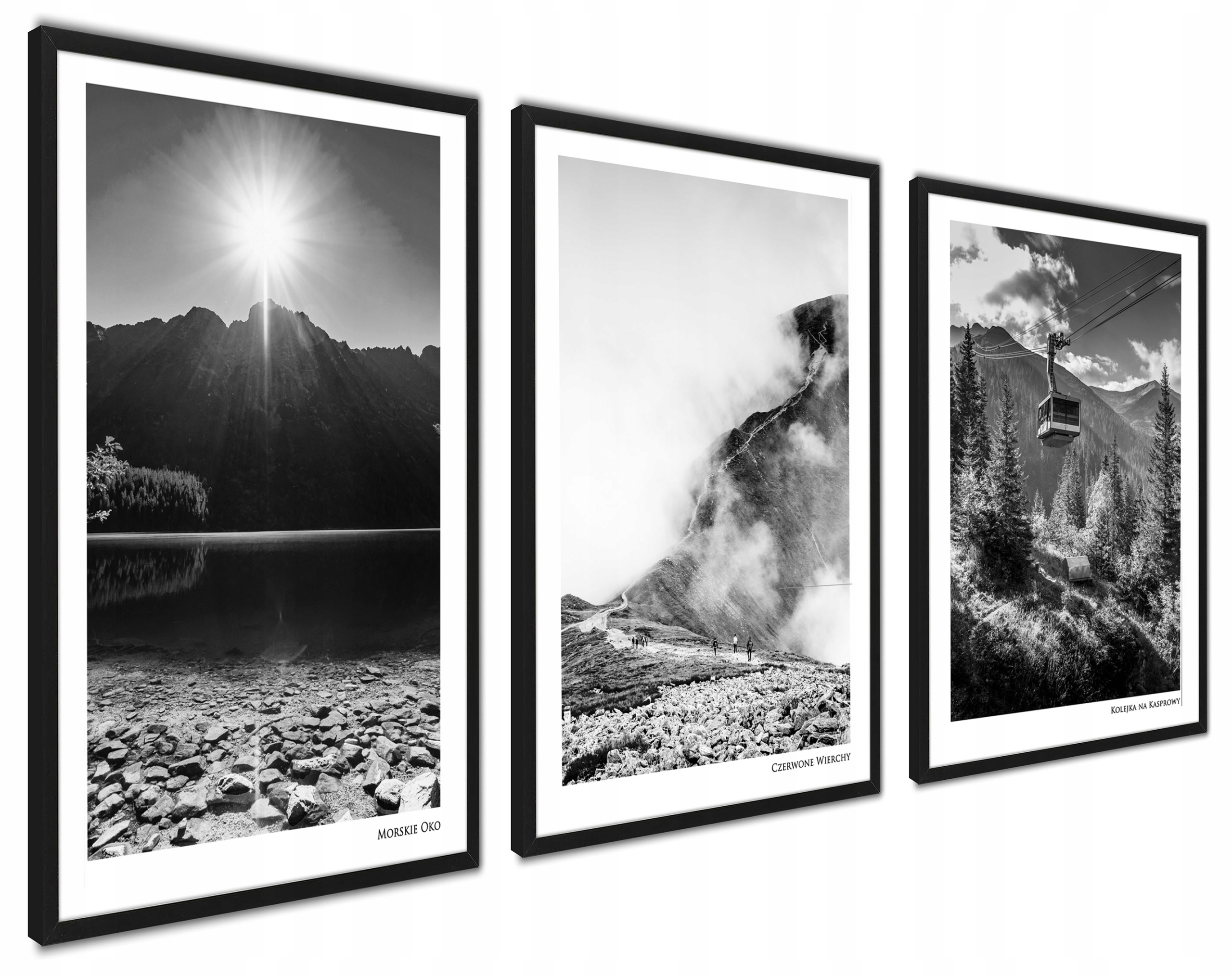 

Obrazki Plakat Ramki Tatry Góry Czarno białe 30x40