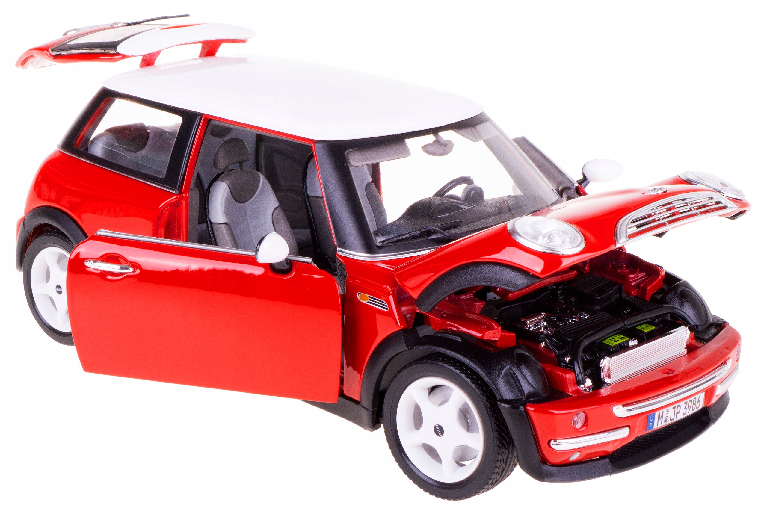 

Mini Cooper Model Metalowy Bburago 1:18 Czerwony