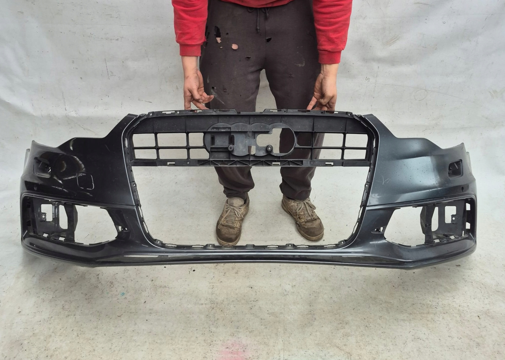 AUDI A6 C7 4G S-LINE 11-14 bumper front front SPR 4XPDC 4G0807437G